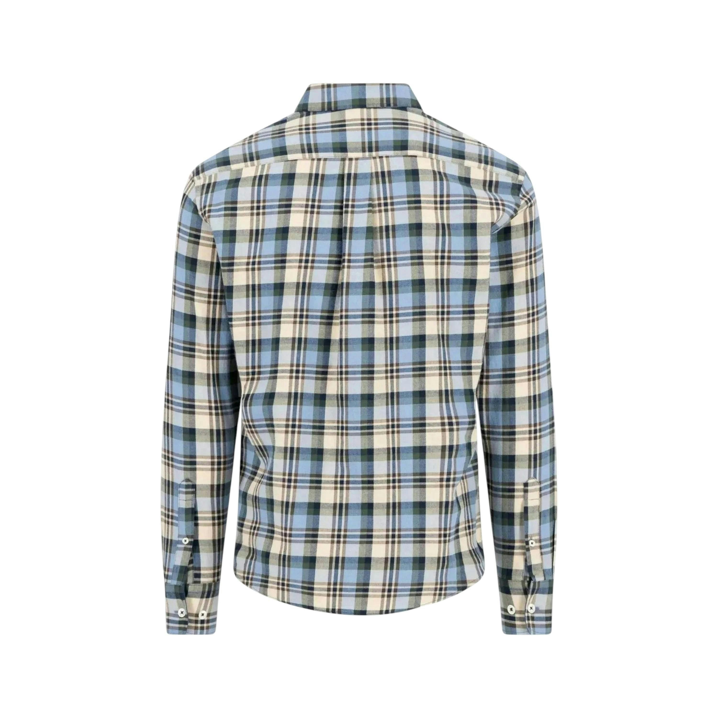 Multicolour Flannel Check Shirt Sand , view 2 of 2