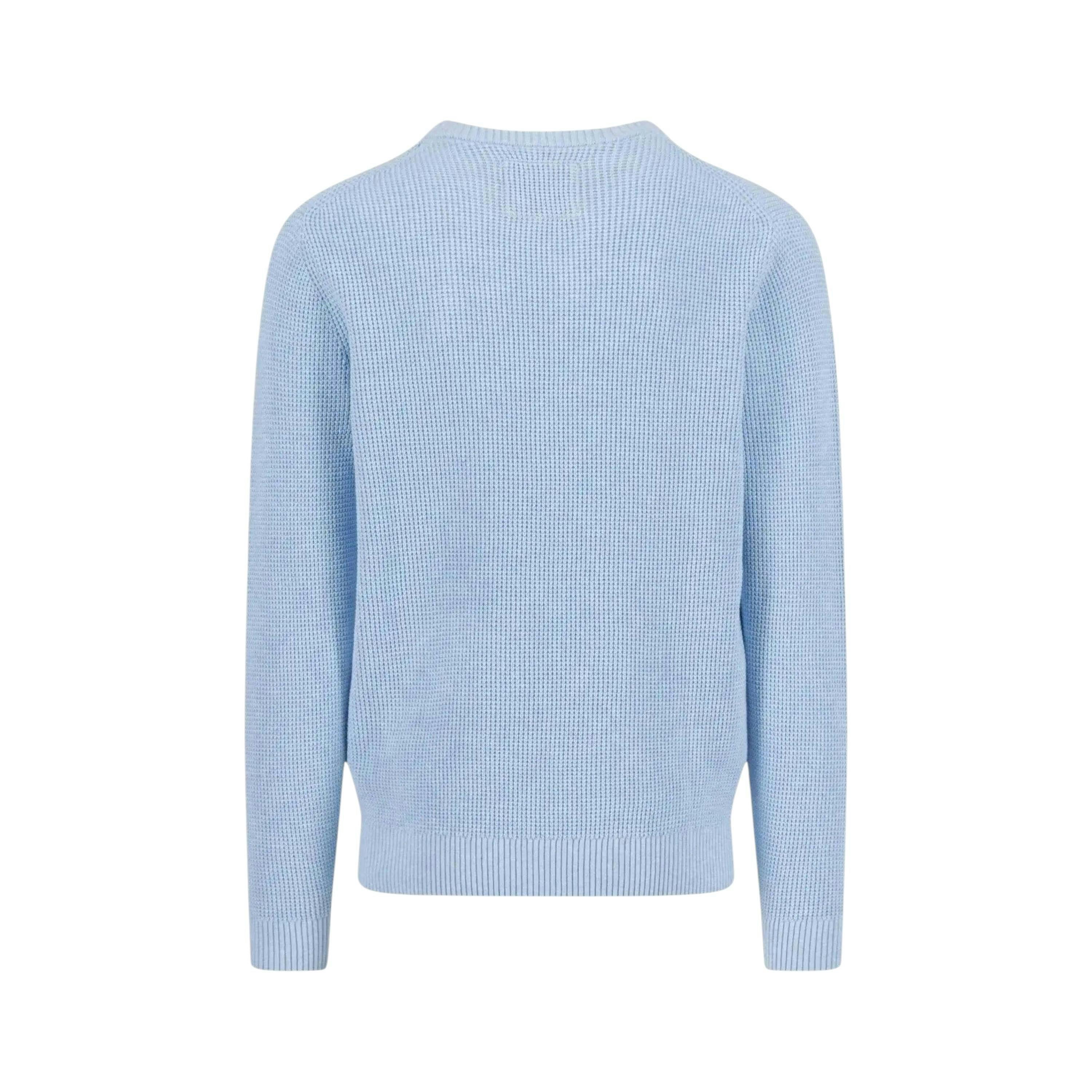 Structured Cotton Crewneck Knit New Breeze , view 2 of 2