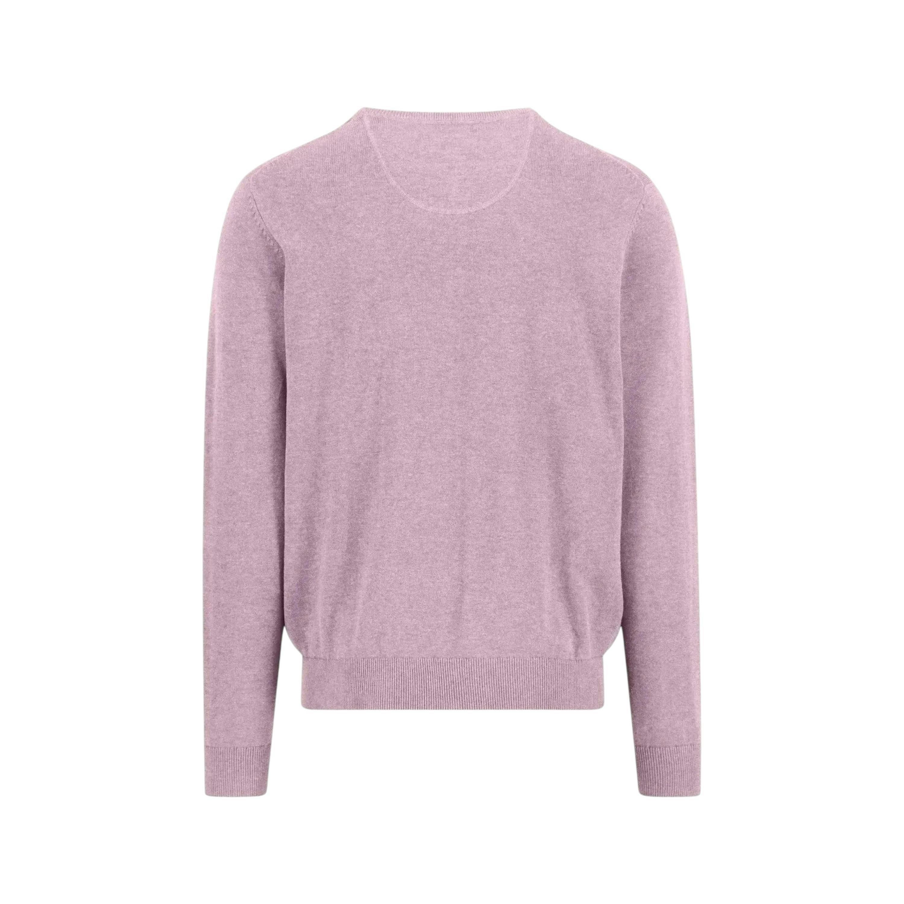 Fine Knit Cotton Crewneck Sweater Magnolia , view 5 of 5