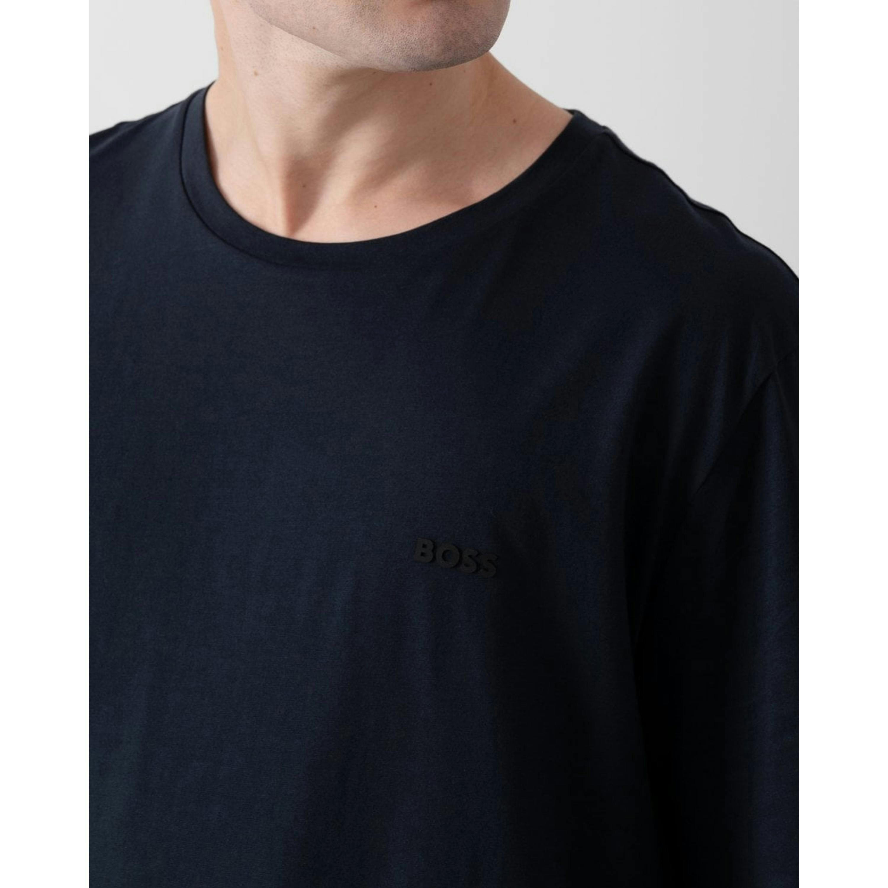 Hugo Boss Logo T-Shirt  in Blue , view 2 of 4