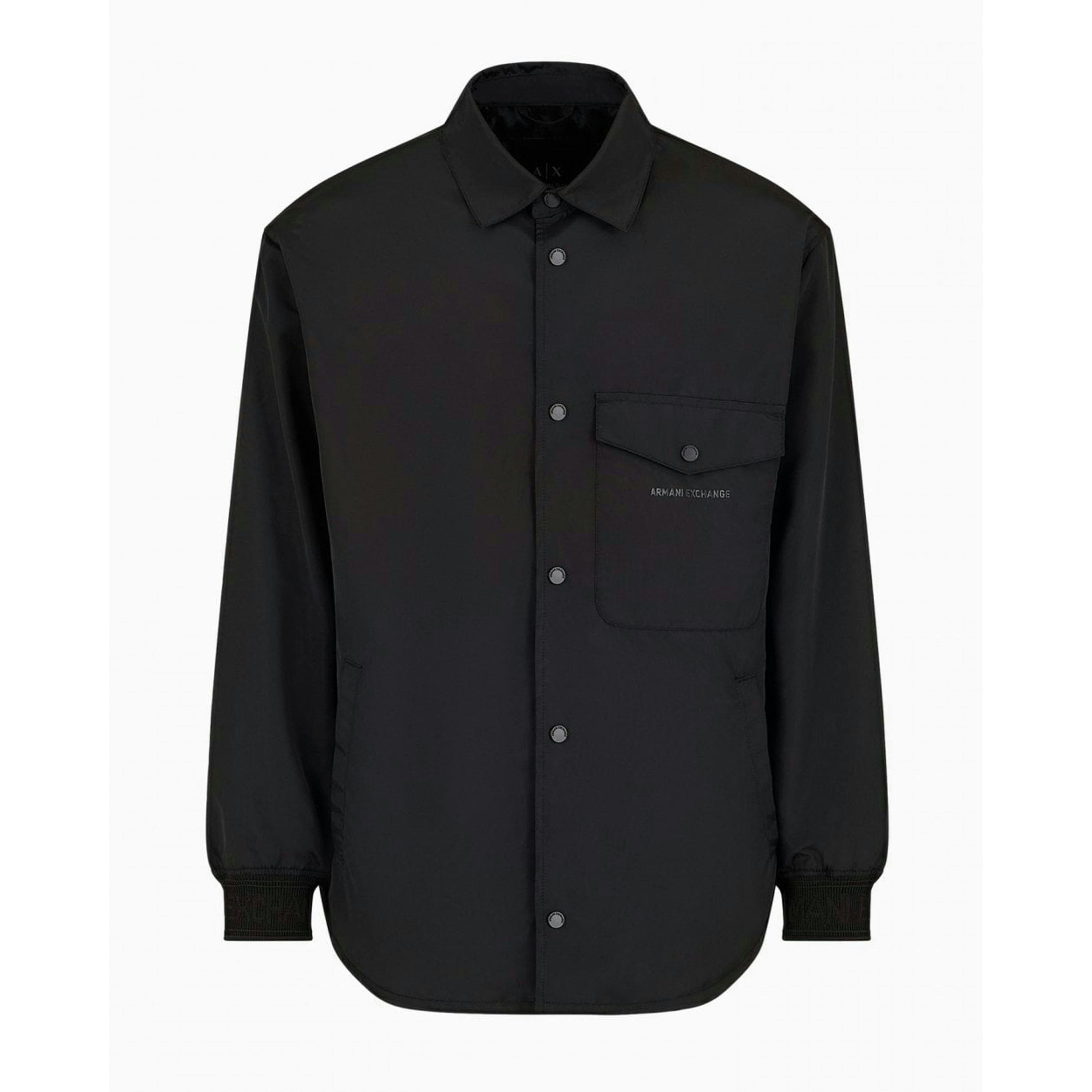 Armani Exchange Overshirts  in Black , view 3 of 6