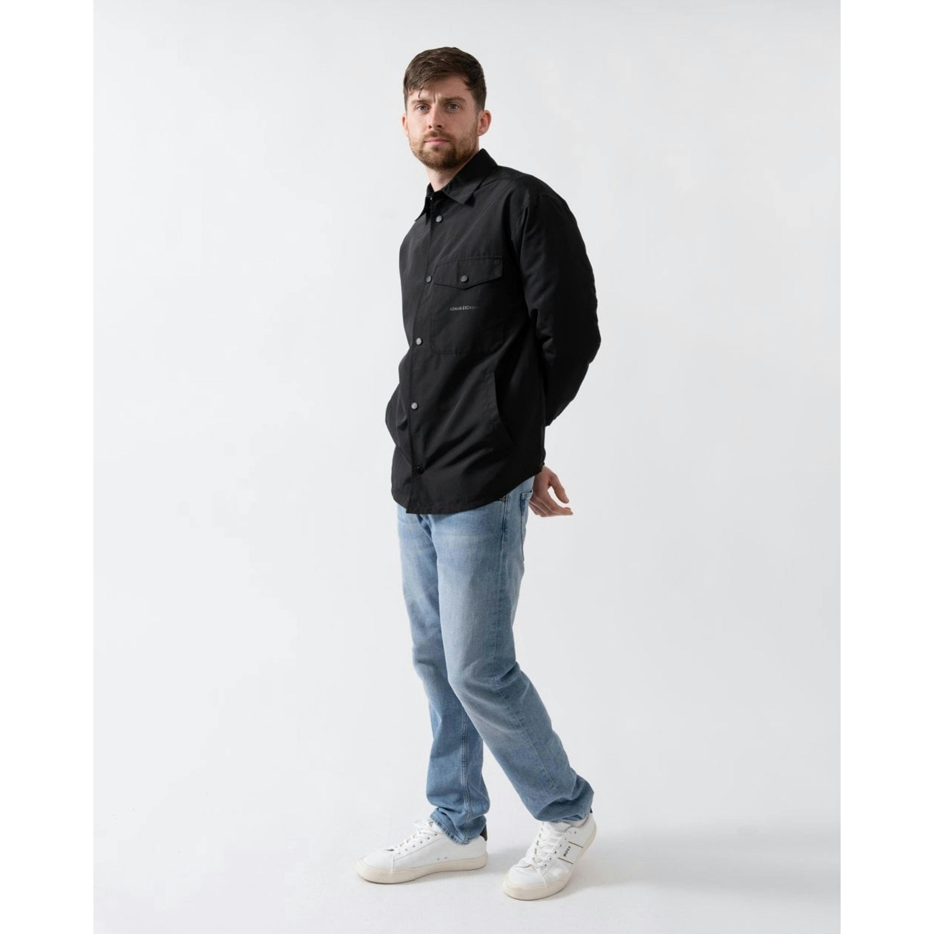 Armani Exchange Overshirts  in Black , view 5 of 6