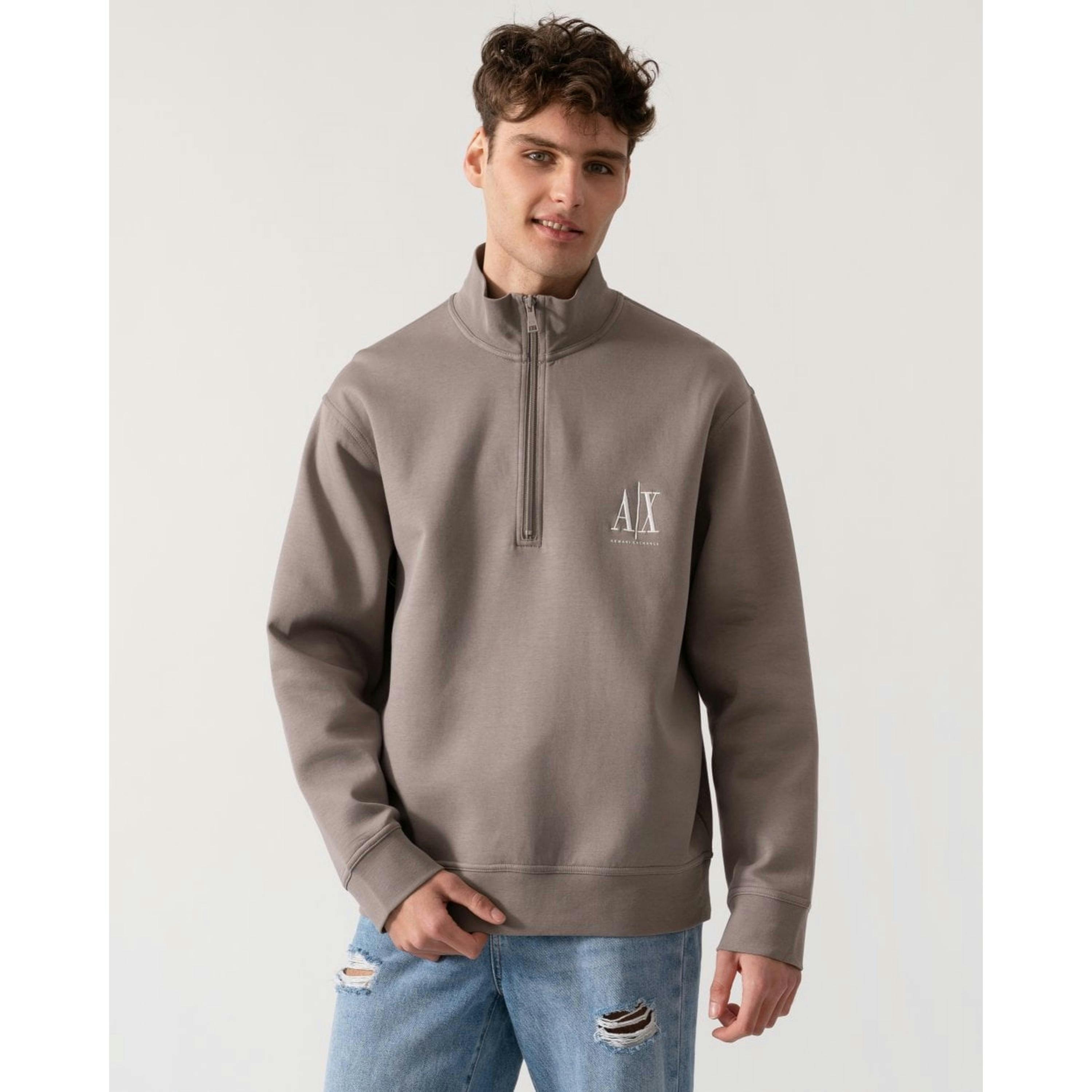 Armani Exchange A|X Logo Sweatshirt  in Grey , view 1 of 4