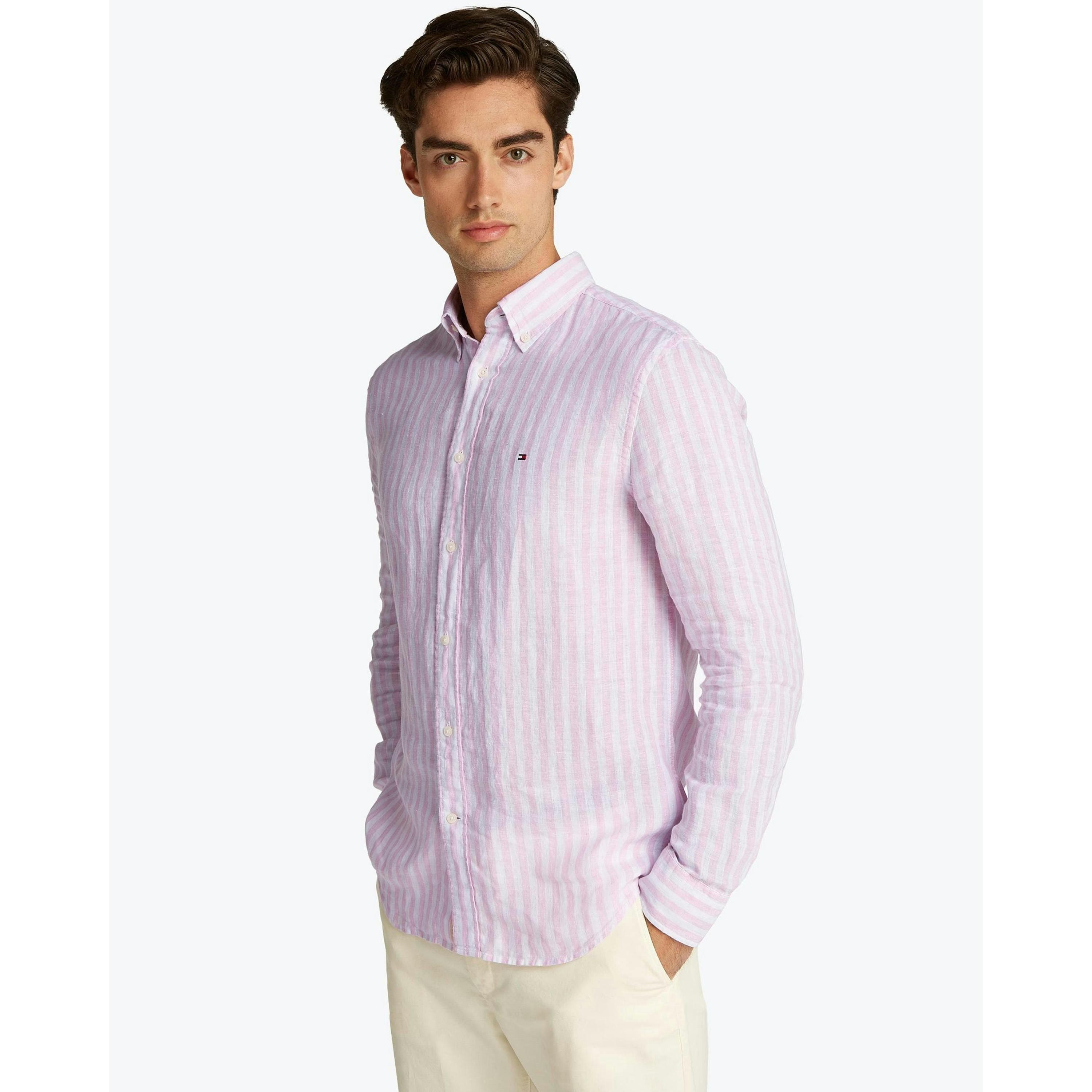 Tommy Hilfiger Striped Shirt  in Purple , view 1 of 6