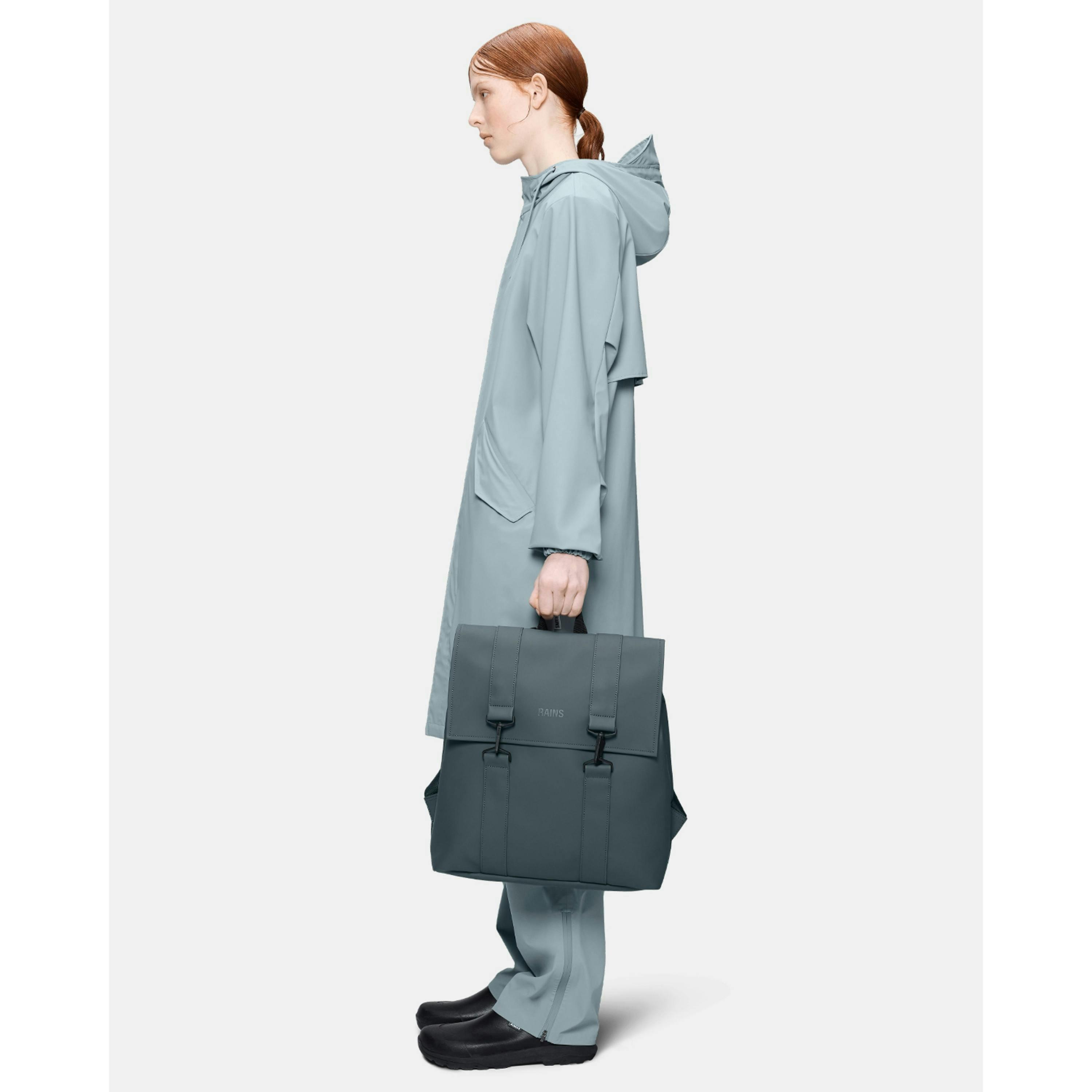 Rains Backpack  in Grey , view 4 of 4