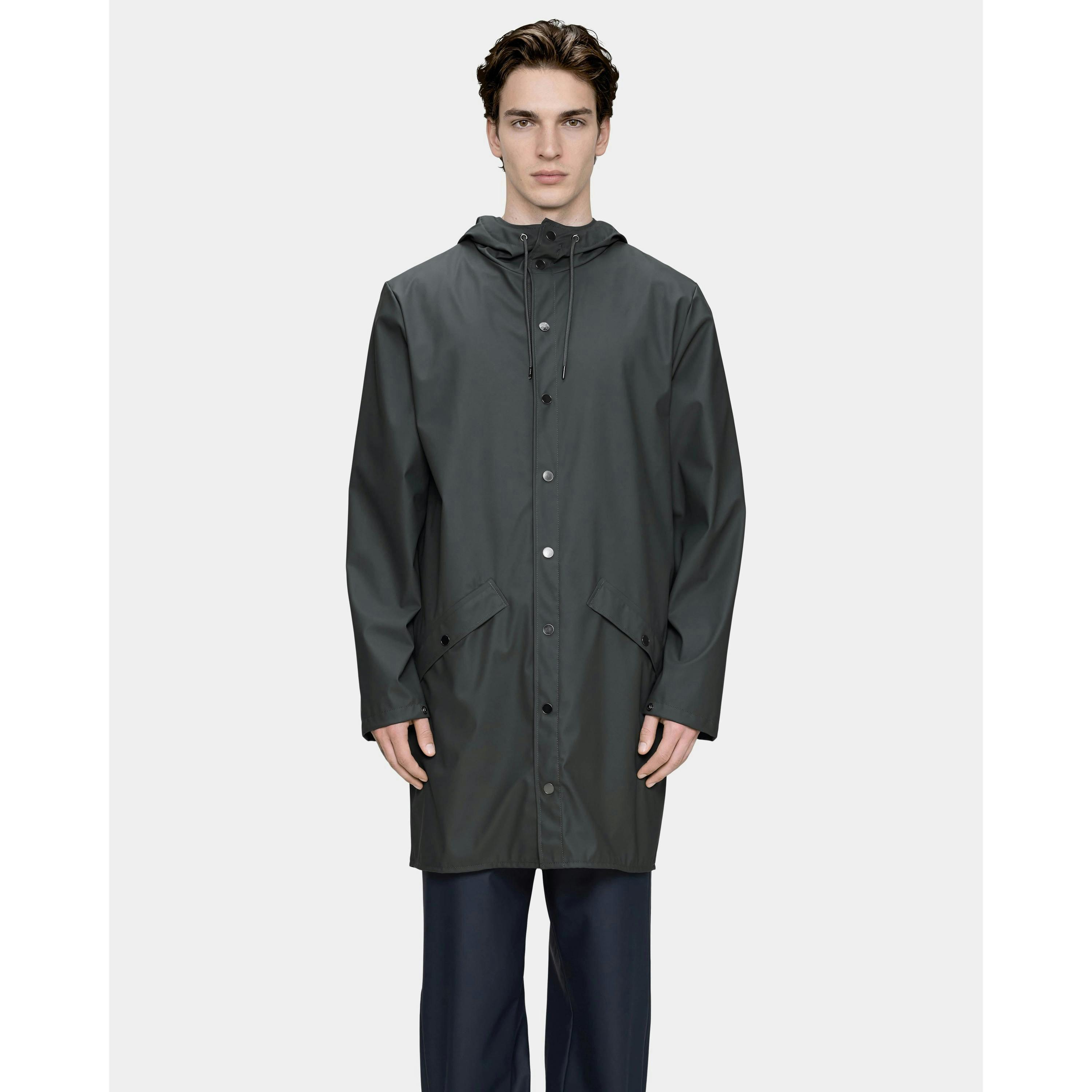 Rains Raincoat  in Grey , view 4 of 6