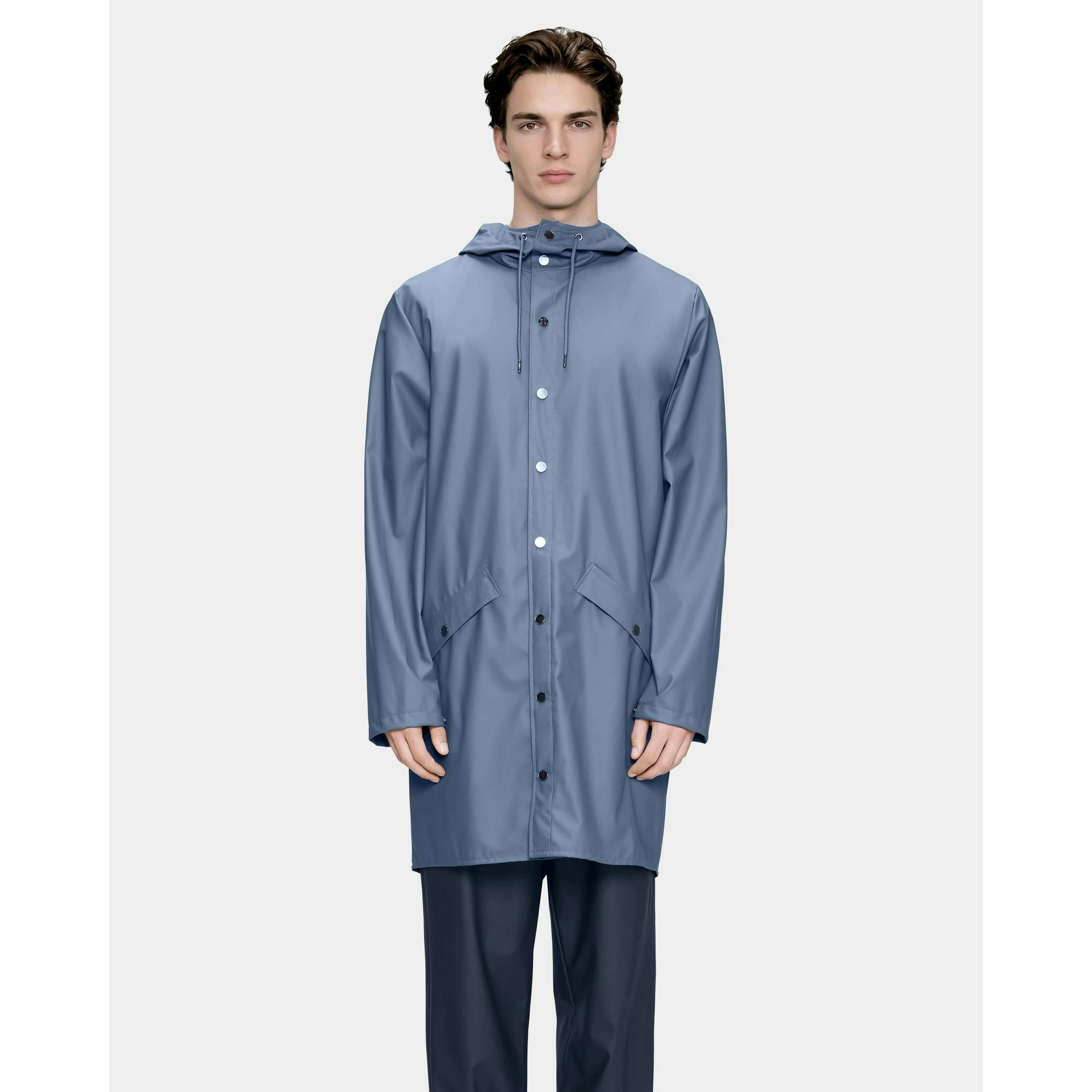 Rains Raincoat  in Blue , view 2 of 6