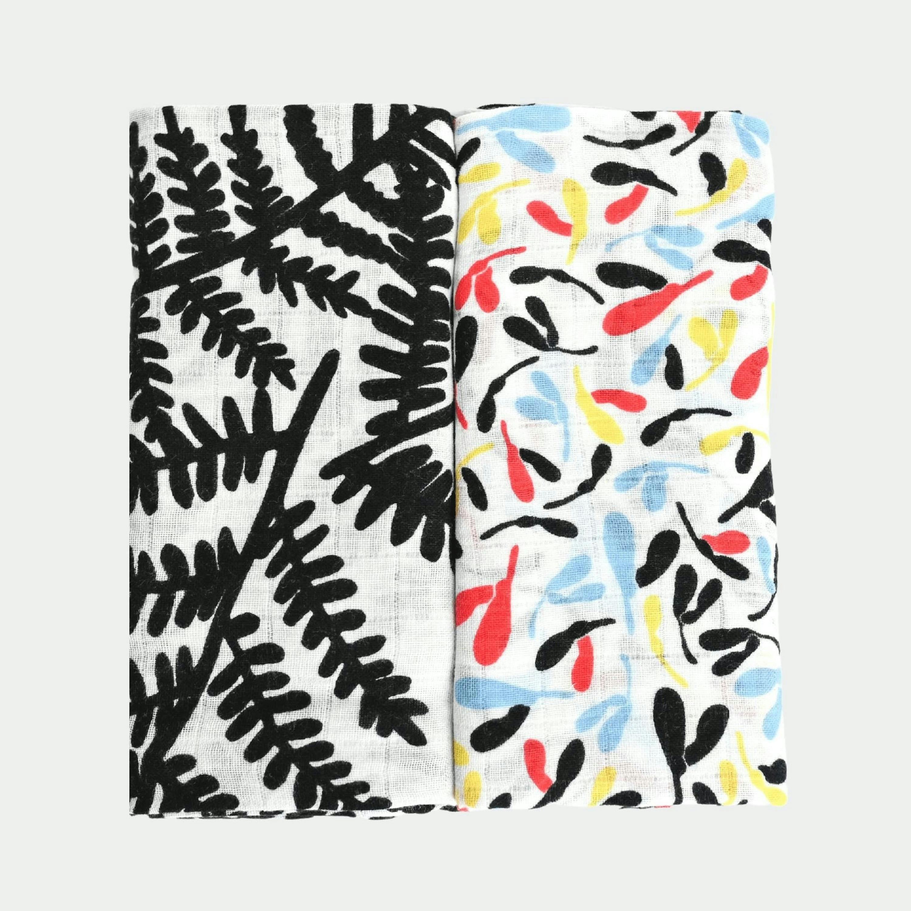 PLANT PRINT MUSLIN 2-PACK - birth to 12 months , view 5 of 5