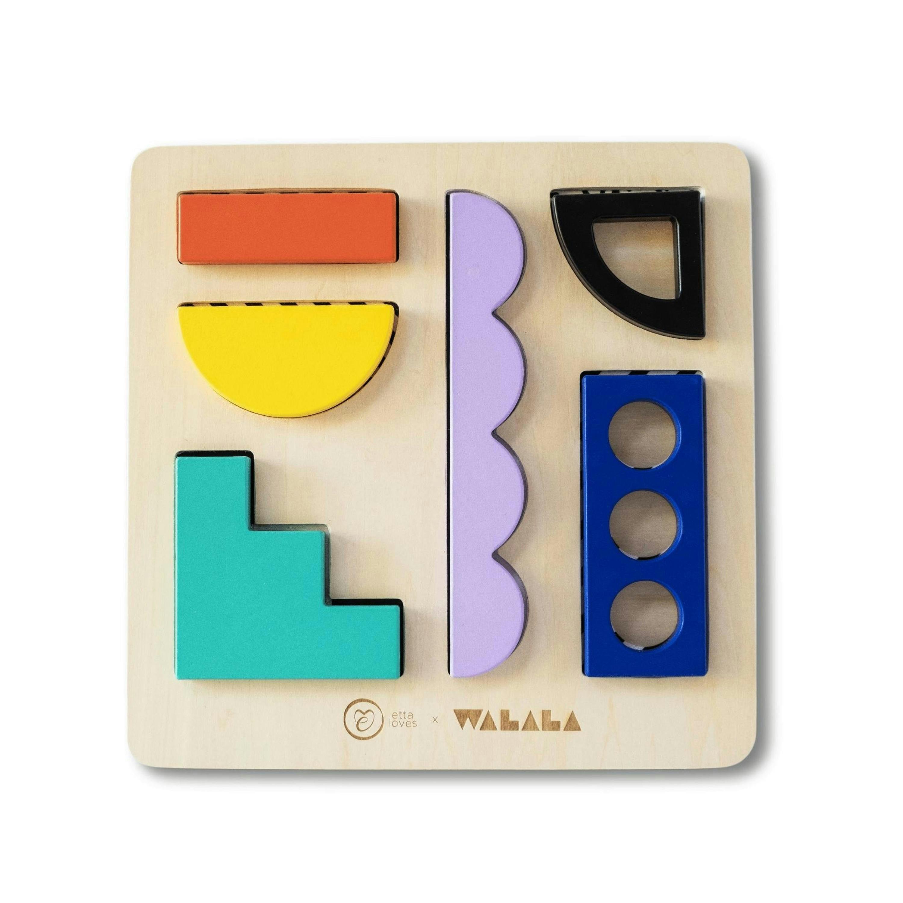 WOODEN PUZZLE BOARD - Suitable from 12 months onwards , view 3 of 6