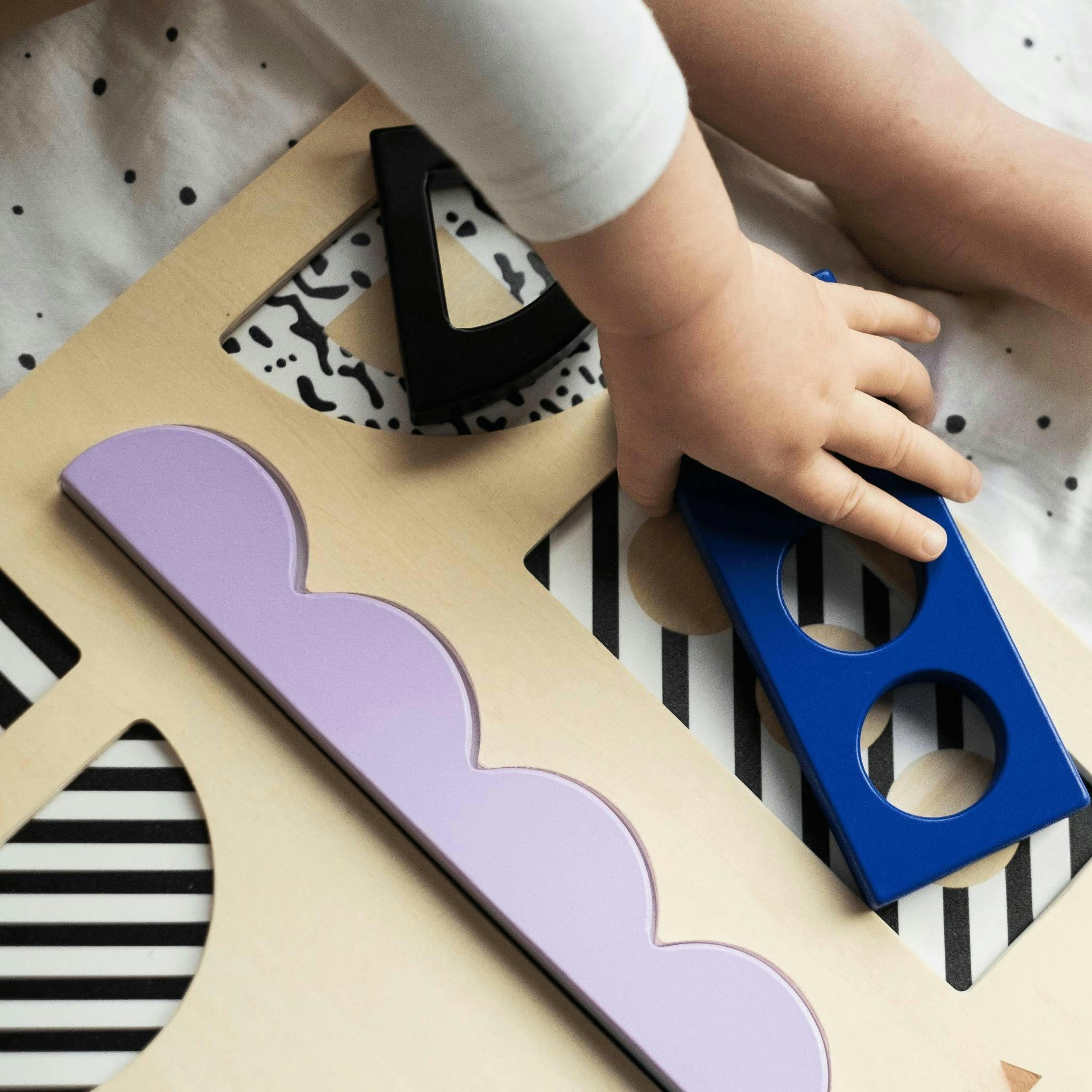 WOODEN PUZZLE BOARD - Suitable from 12 months onwards , view 4 of 6