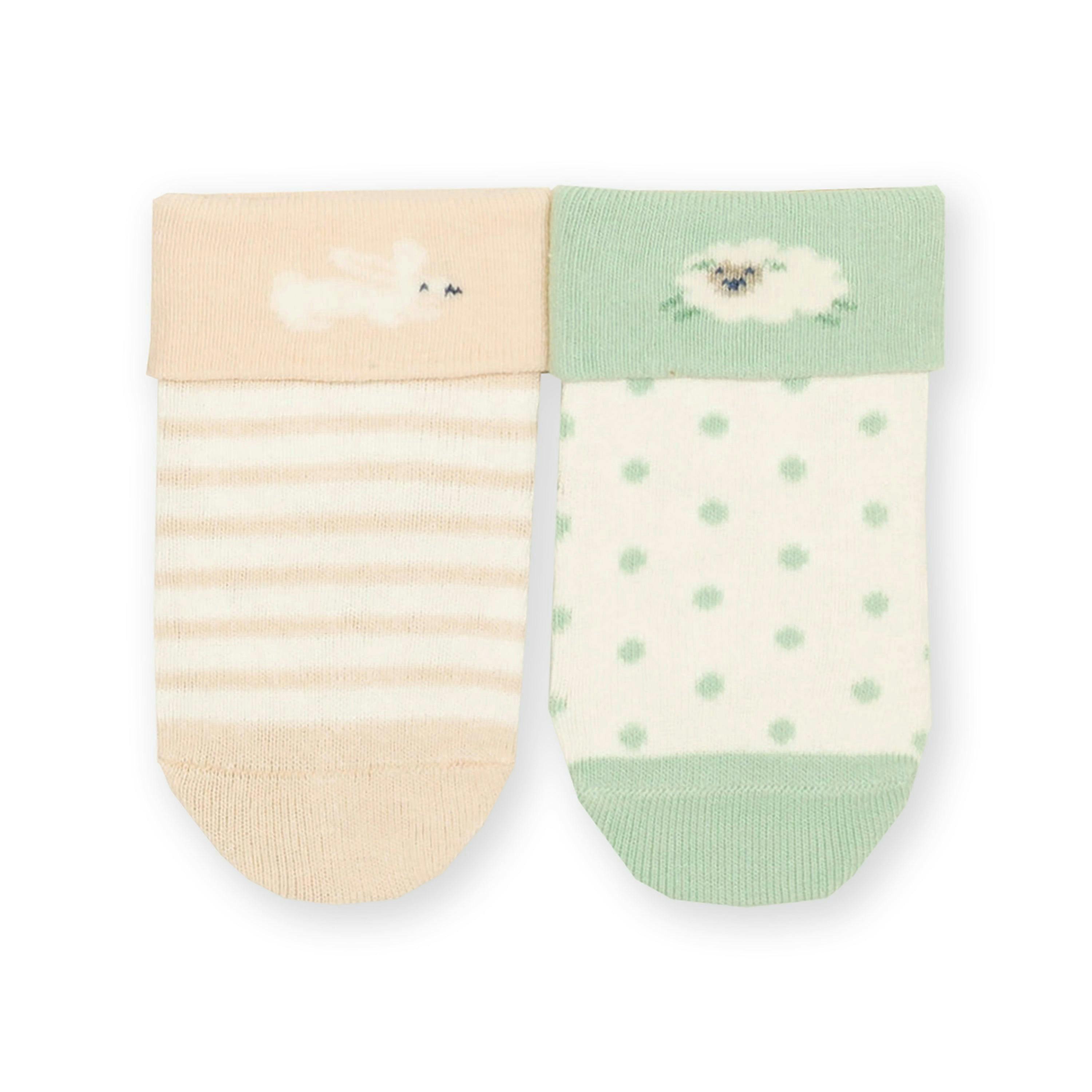 Baby Busy Baa Baa Organic Socks , view 1 of 3