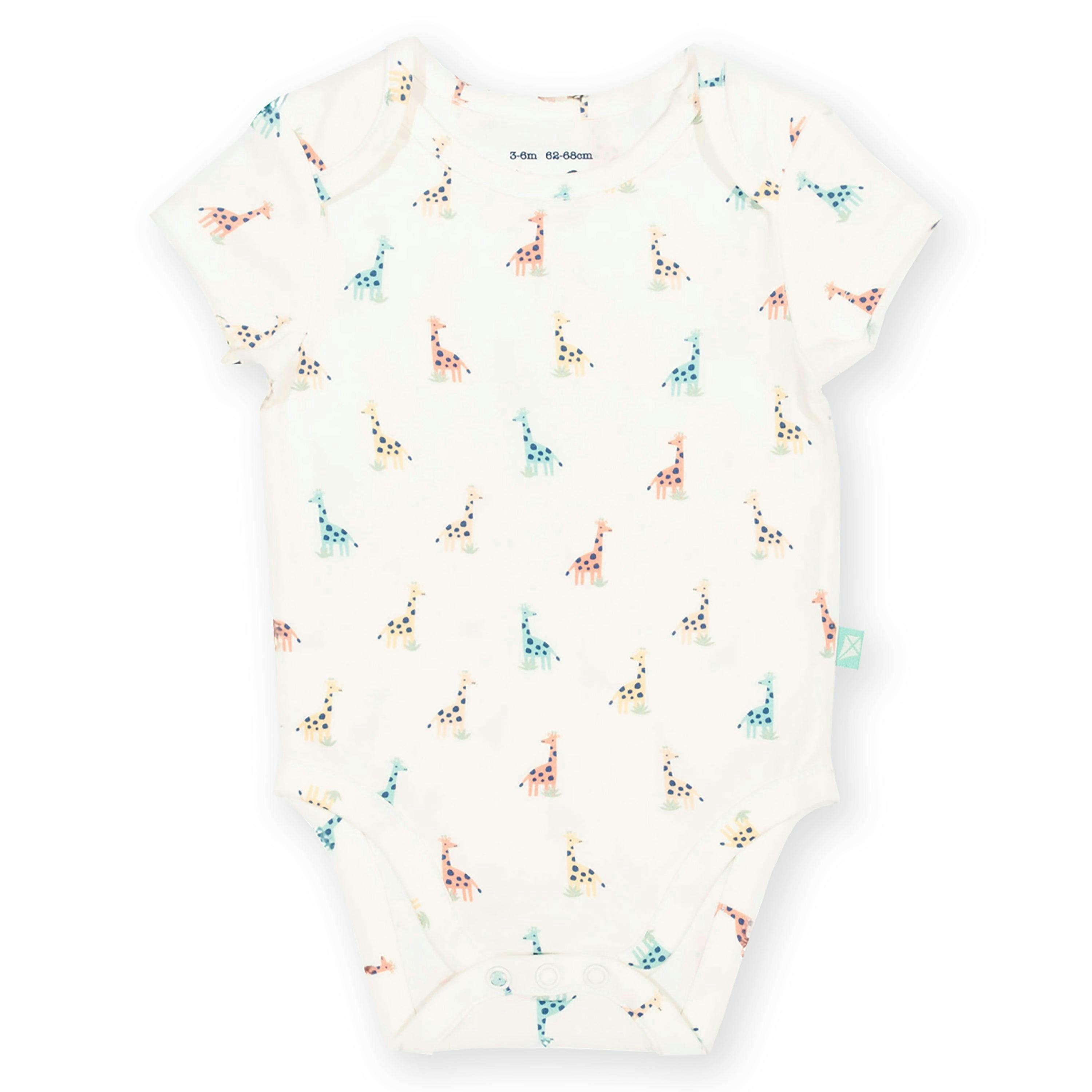 Baby Sweet Giraffe Organic Bodysuit , view 1 of 3