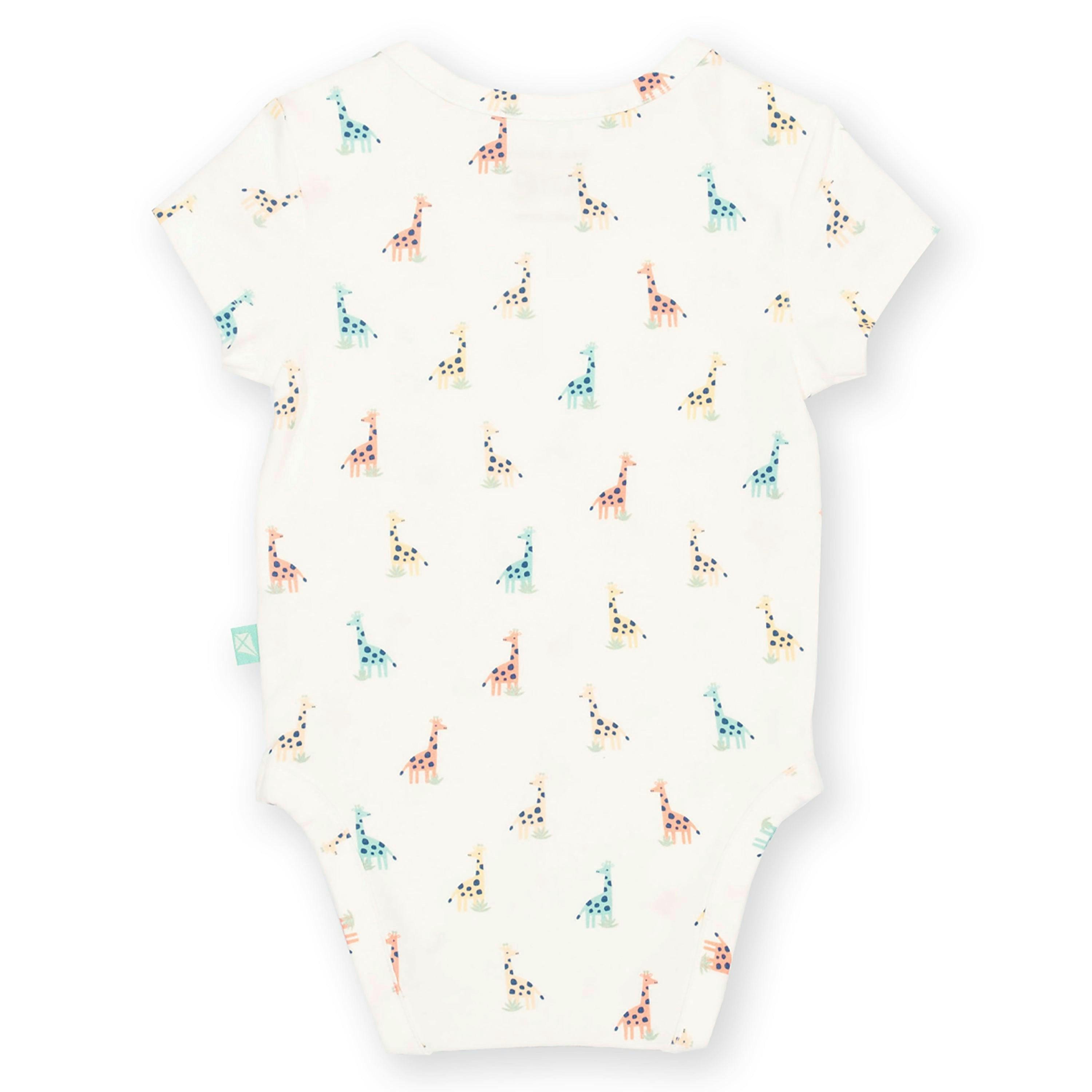Baby Organic Sweet Giraffe Bodysuit , view 4 of 4