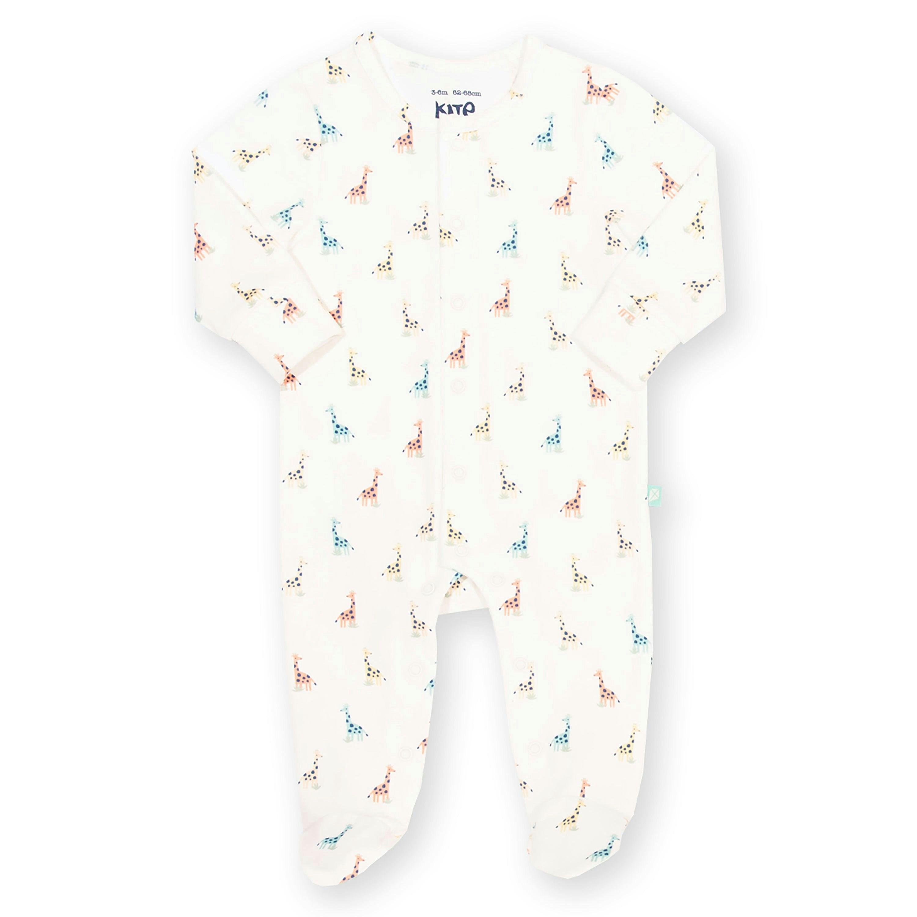 Baby Sweet Giraffe Organic Sleepsuit , view 1 of 3