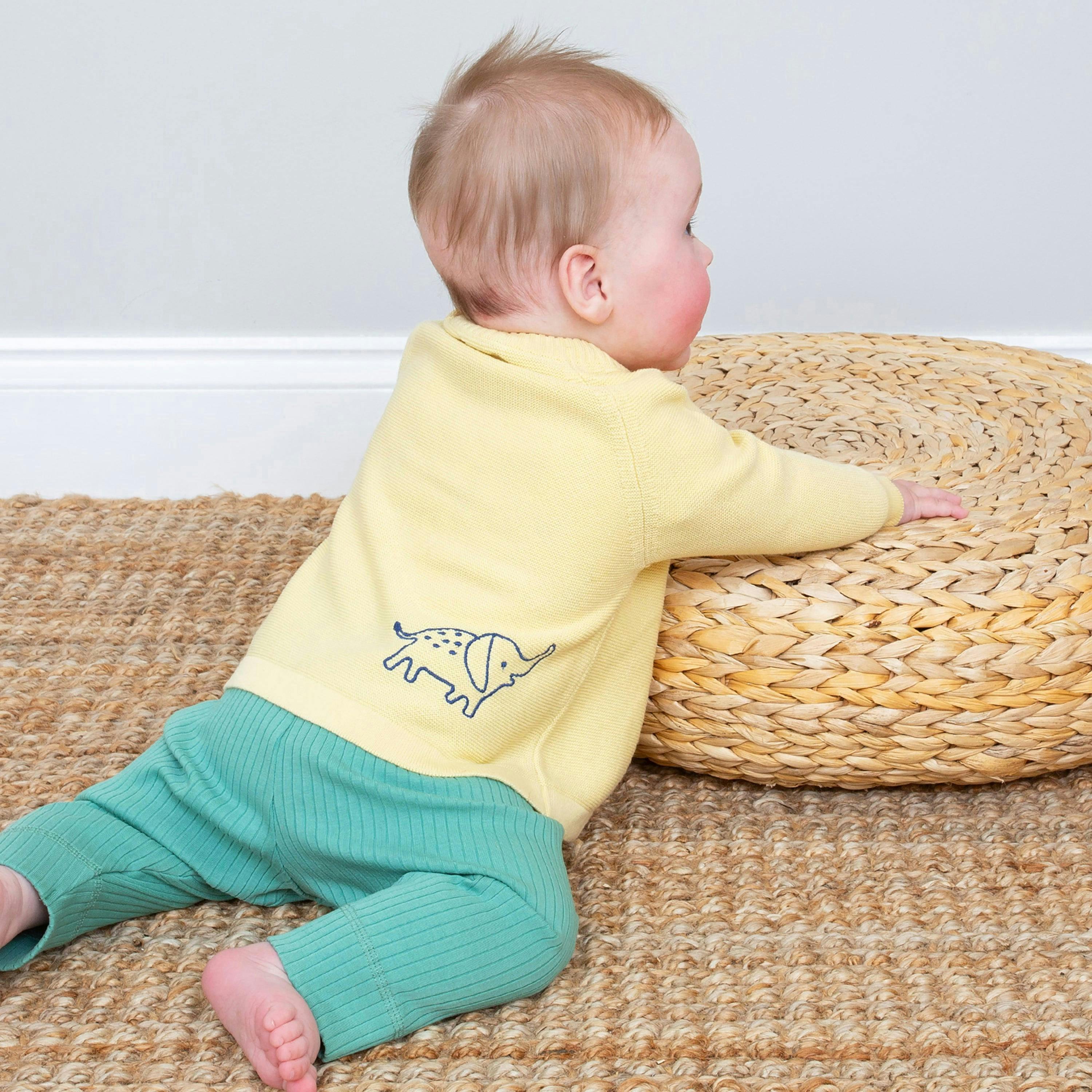 Baby Organic Sweet Giraffe Cardi , view 3 of 4