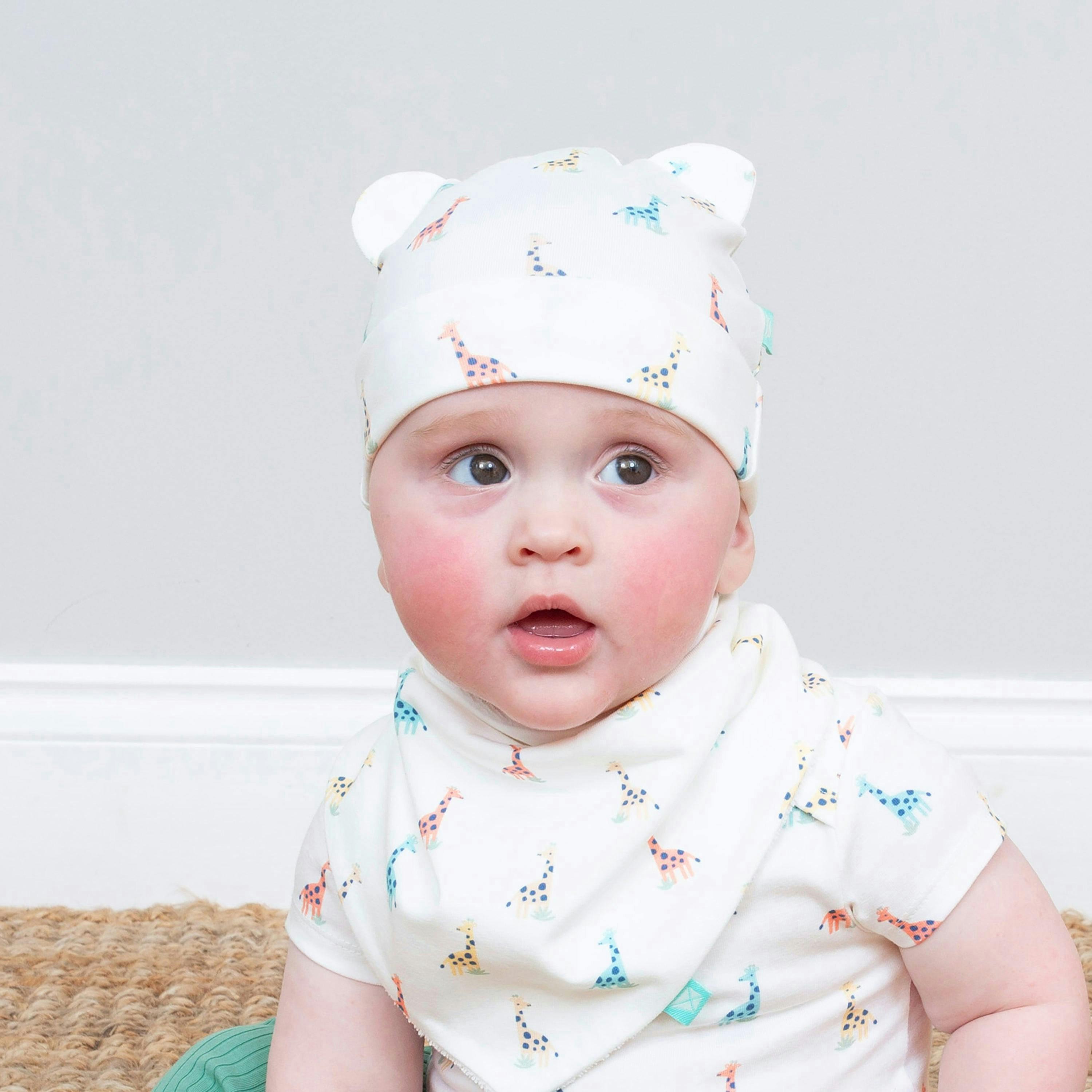 Baby Organic Sweet Giraffe Hat , view 2 of 2