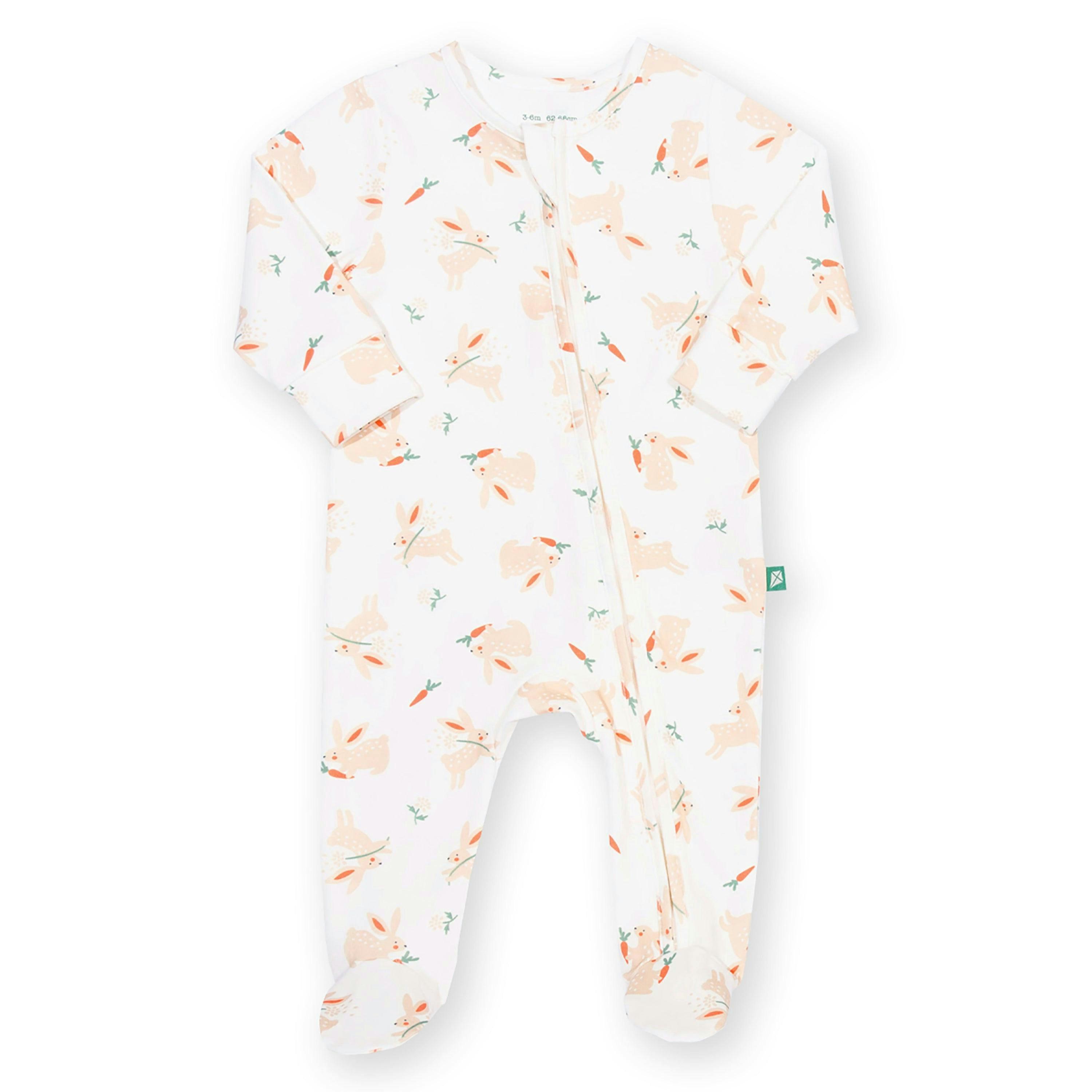 Baby Busy Bun Organic Sleepsuit , view 1 of 3