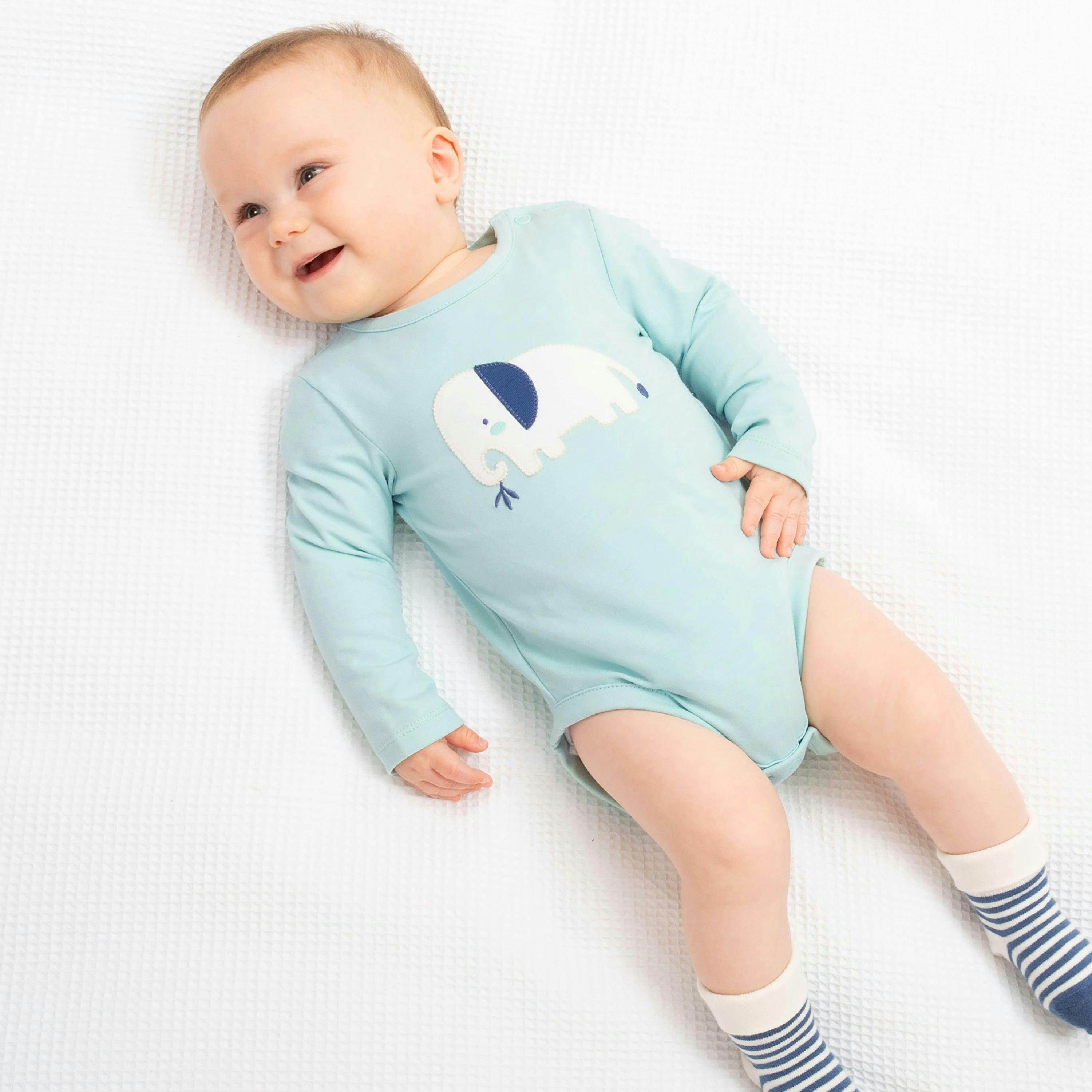 Baby Organic Ele Time Bodysuit , view 2 of 4