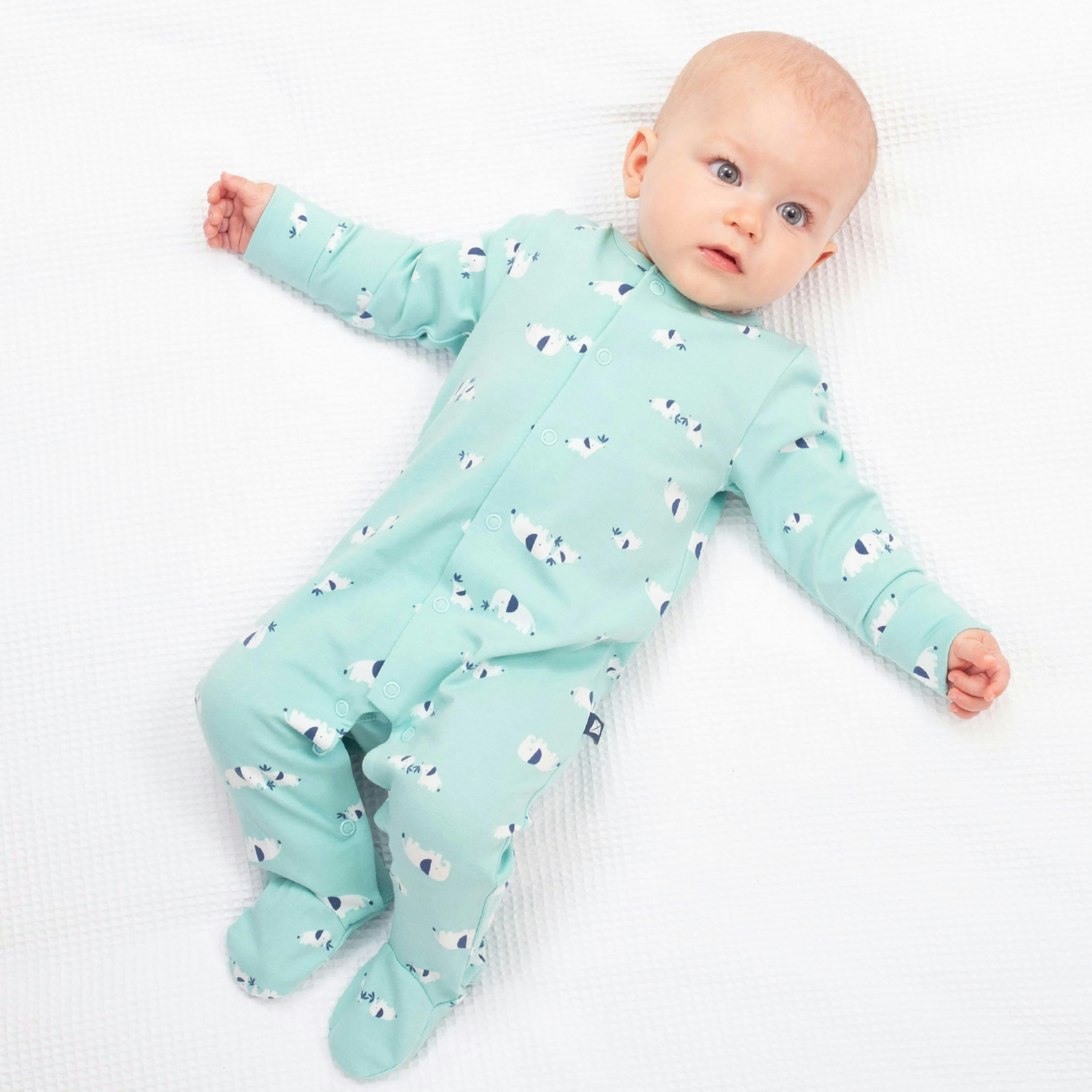 Baby Organic Ele Time Sleepsuit , view 2 of 3