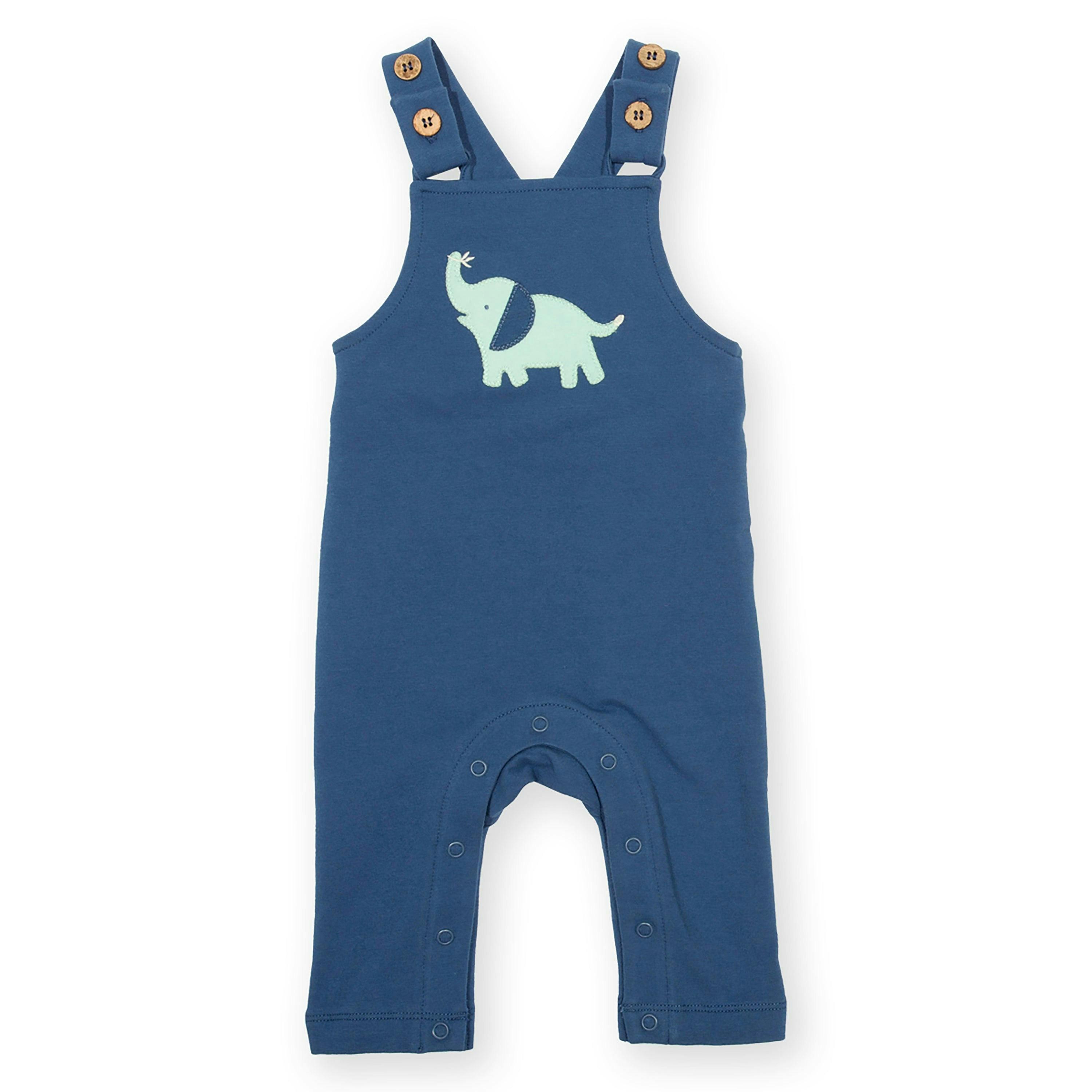 Baby Ele Time Organic Dungarees , view 1 of 3