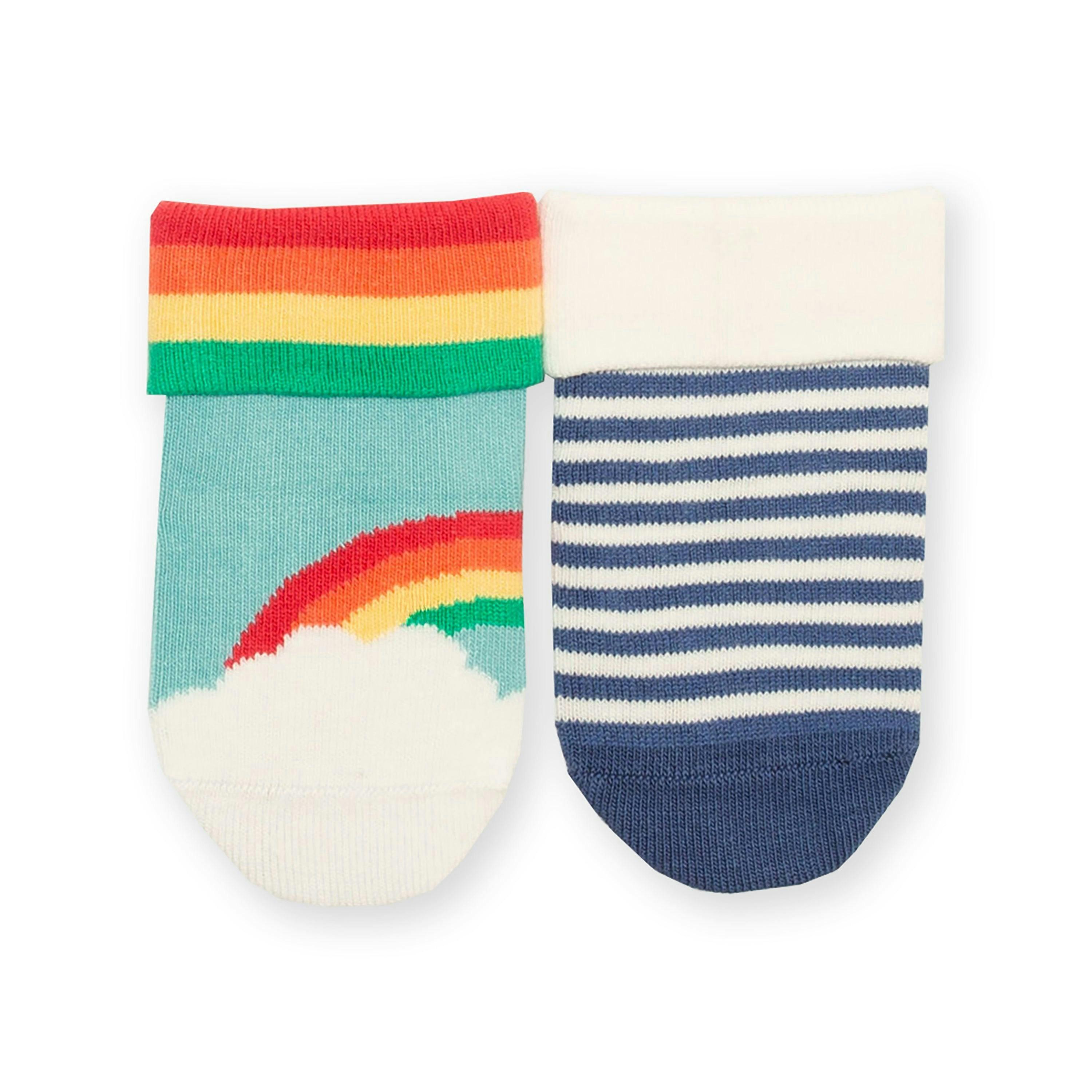 Baby Rainbow Cloud Organic Socks , view 1 of 3