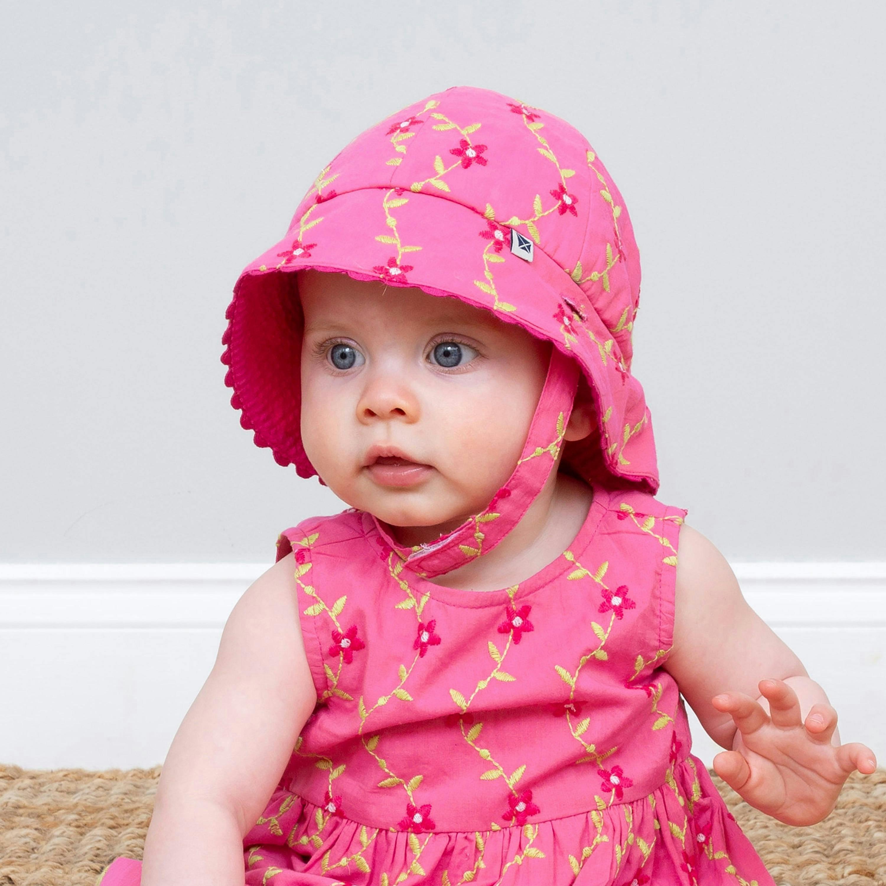 Baby Organic Fleur De Vigne Sun Hat , view 2 of 4