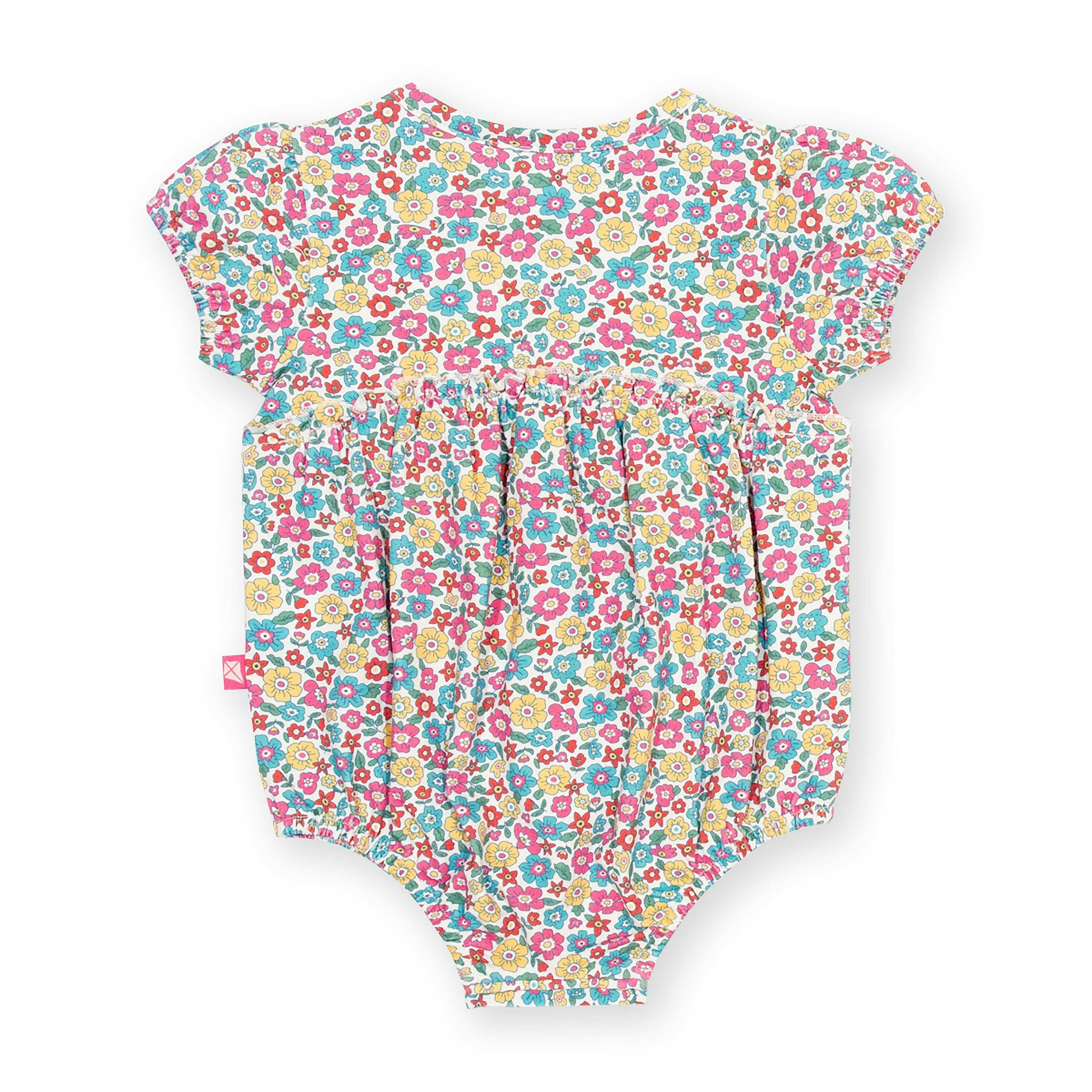 Baby Organic Born To Bloom Bubble Romper , view 4 of 4