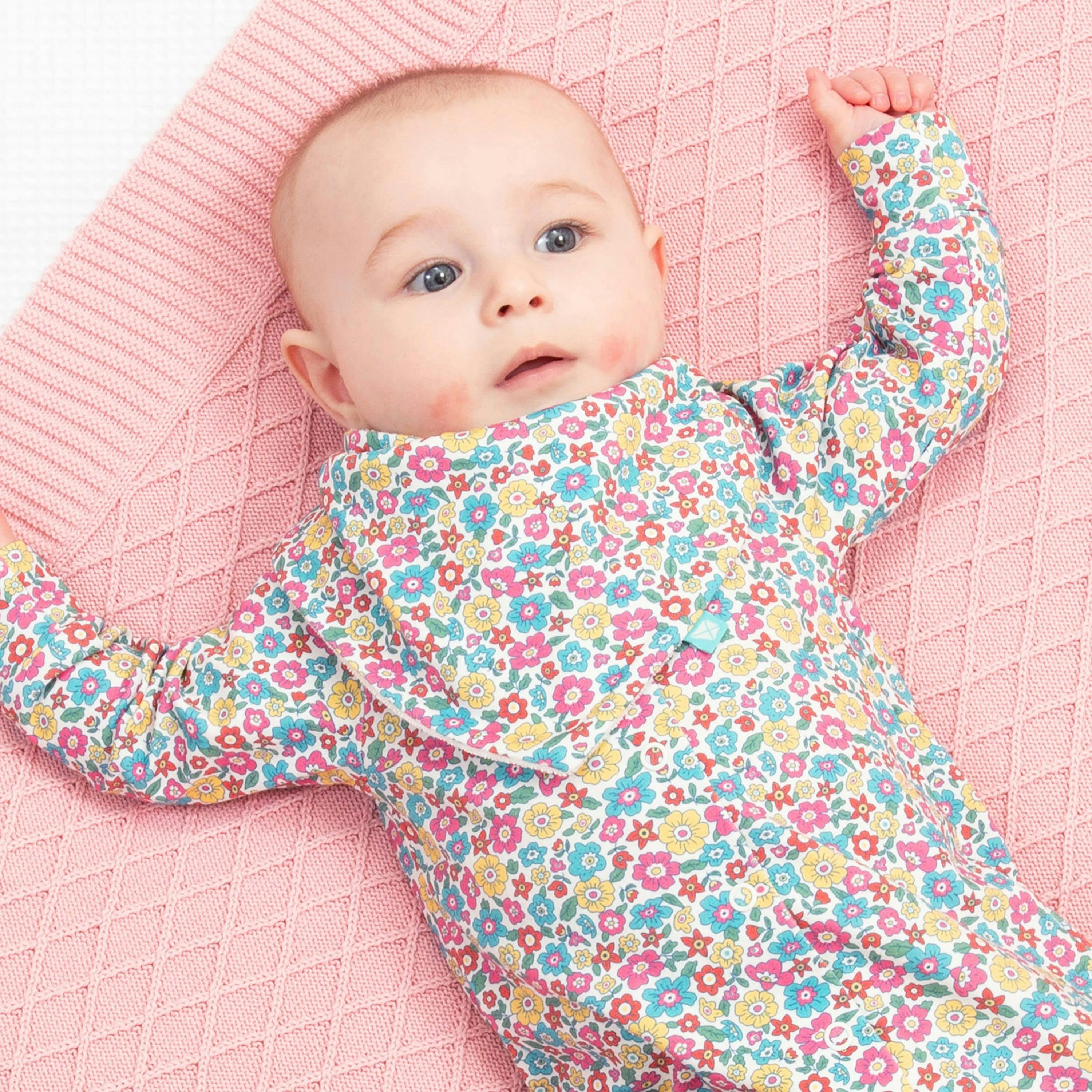 Baby Organic Born To Bloom Bib , view 2 of 2