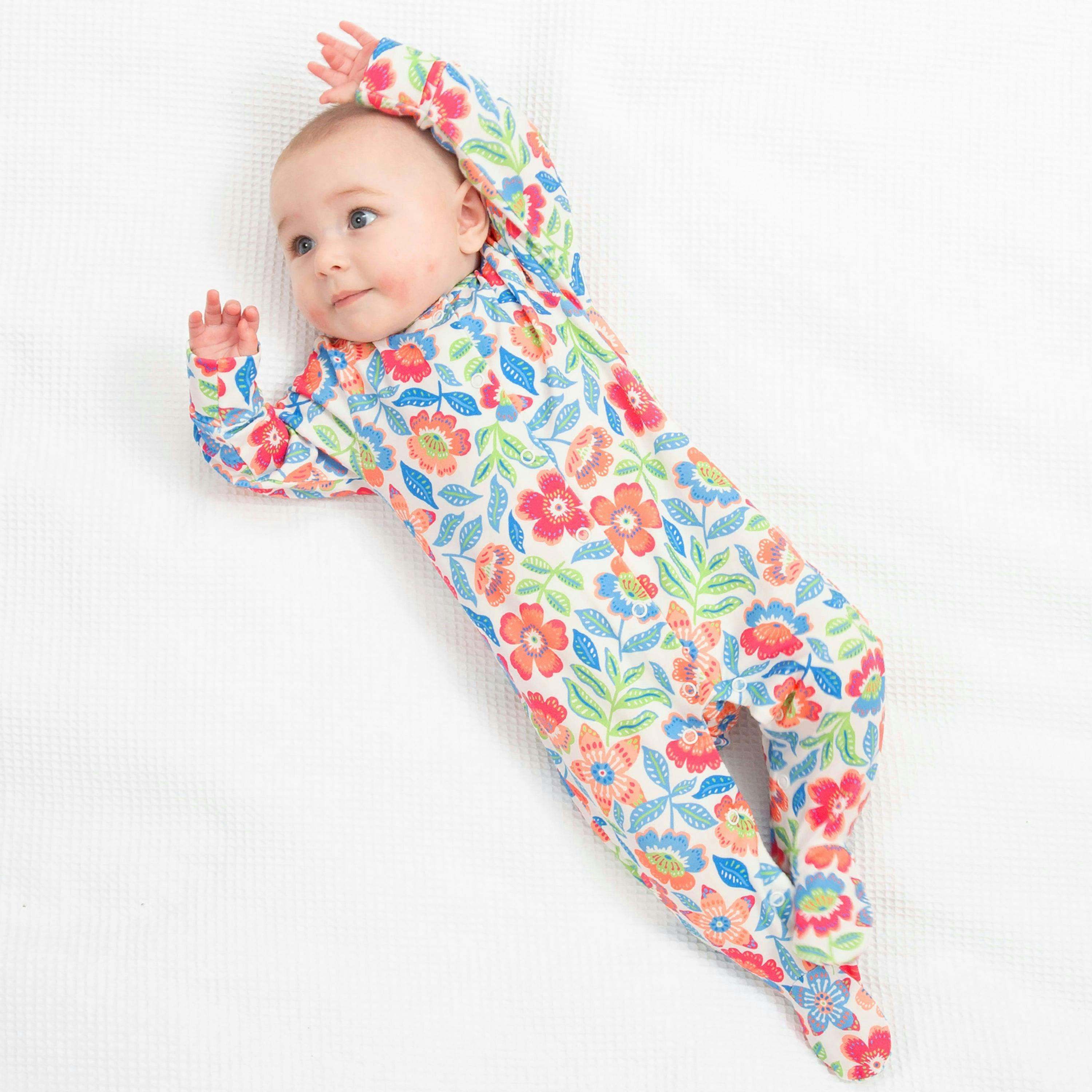 Baby Organic Tropicarnival Sleepsuit , view 2 of 3