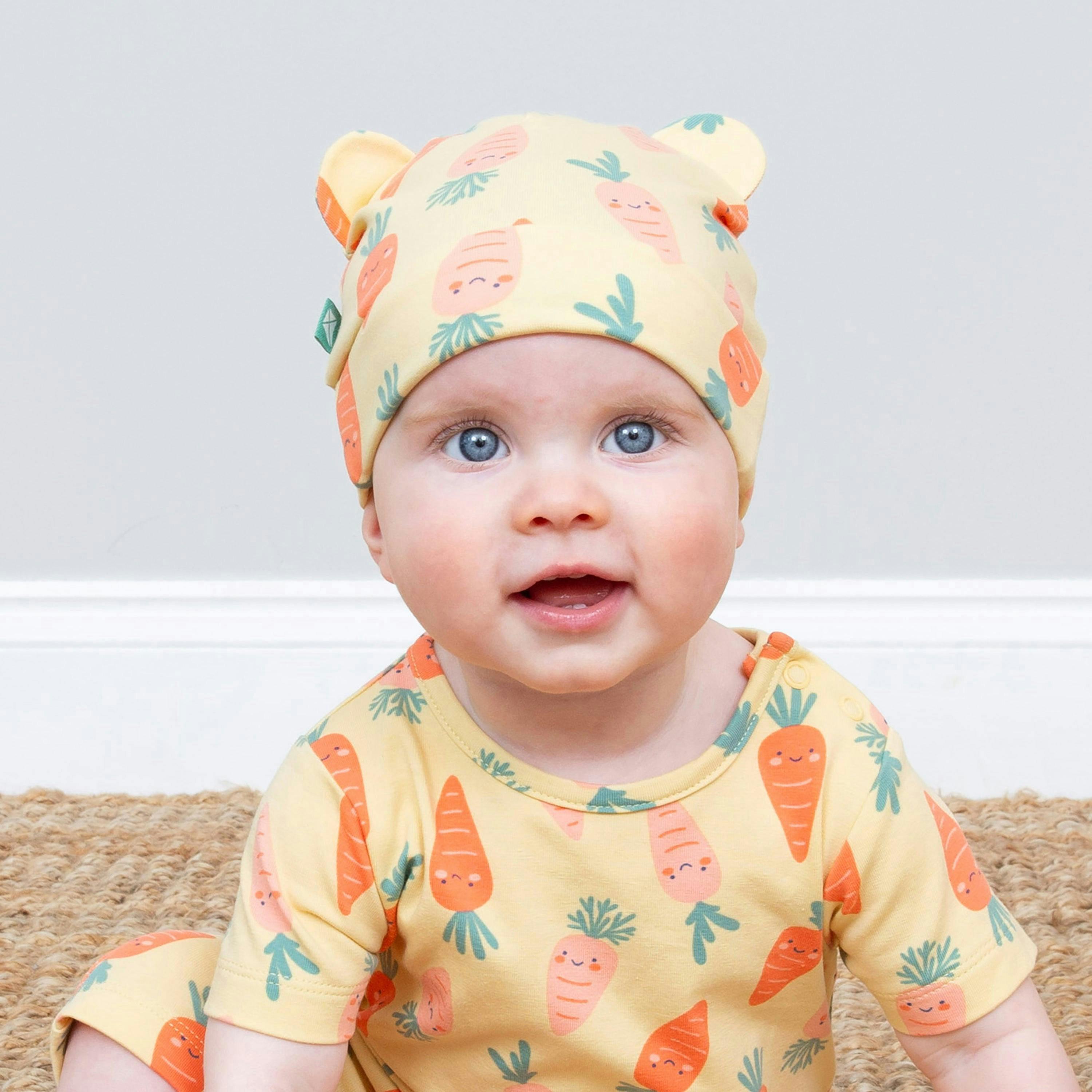 Baby Organic Happy Carrot Hat , view 2 of 3