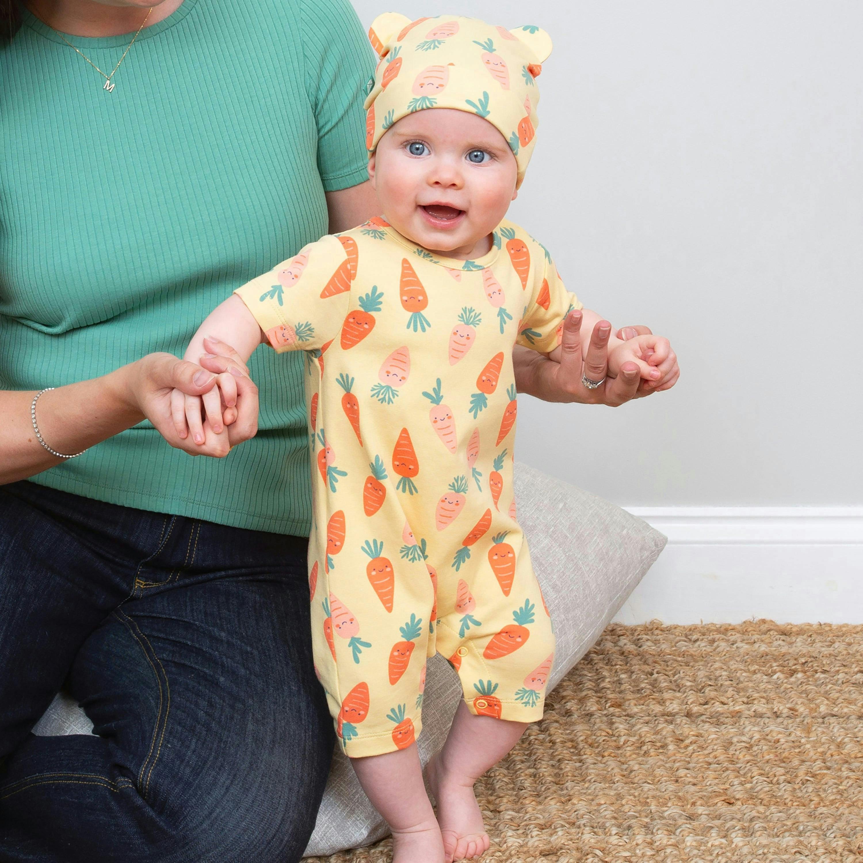 Baby Organic Happy Carrot Hat , view 3 of 3