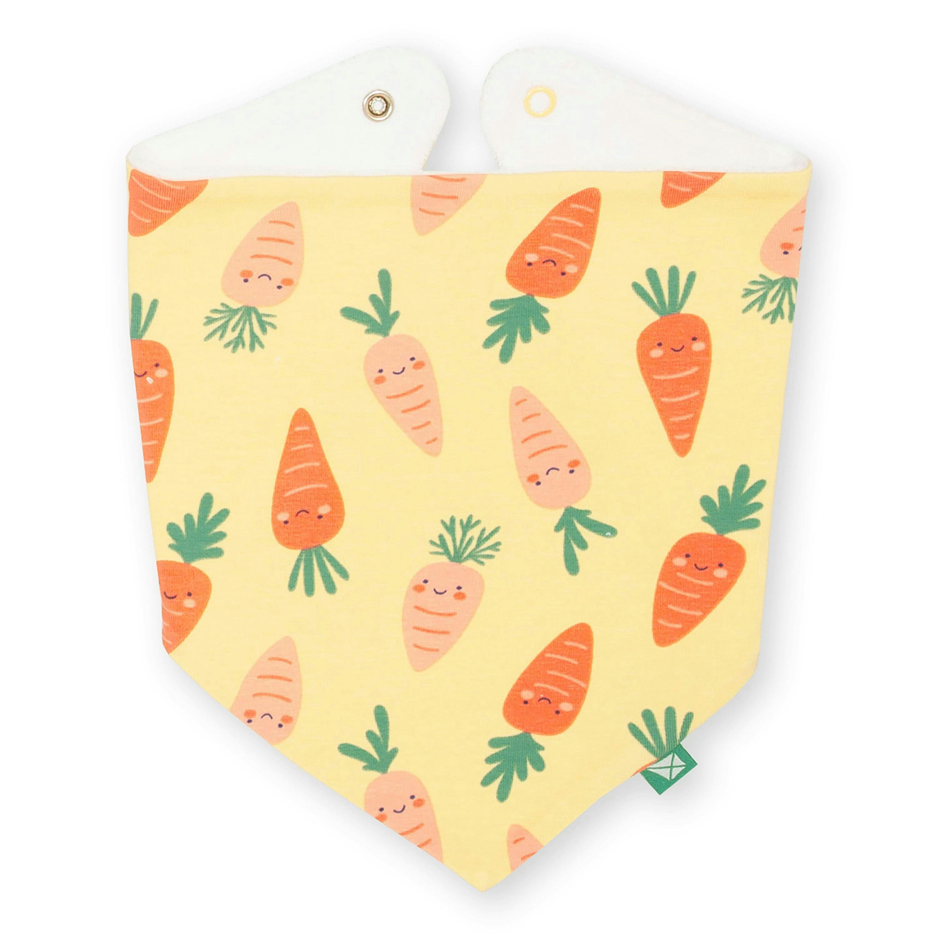 Baby Happy Carrot Organic Bib , view 1 of 3