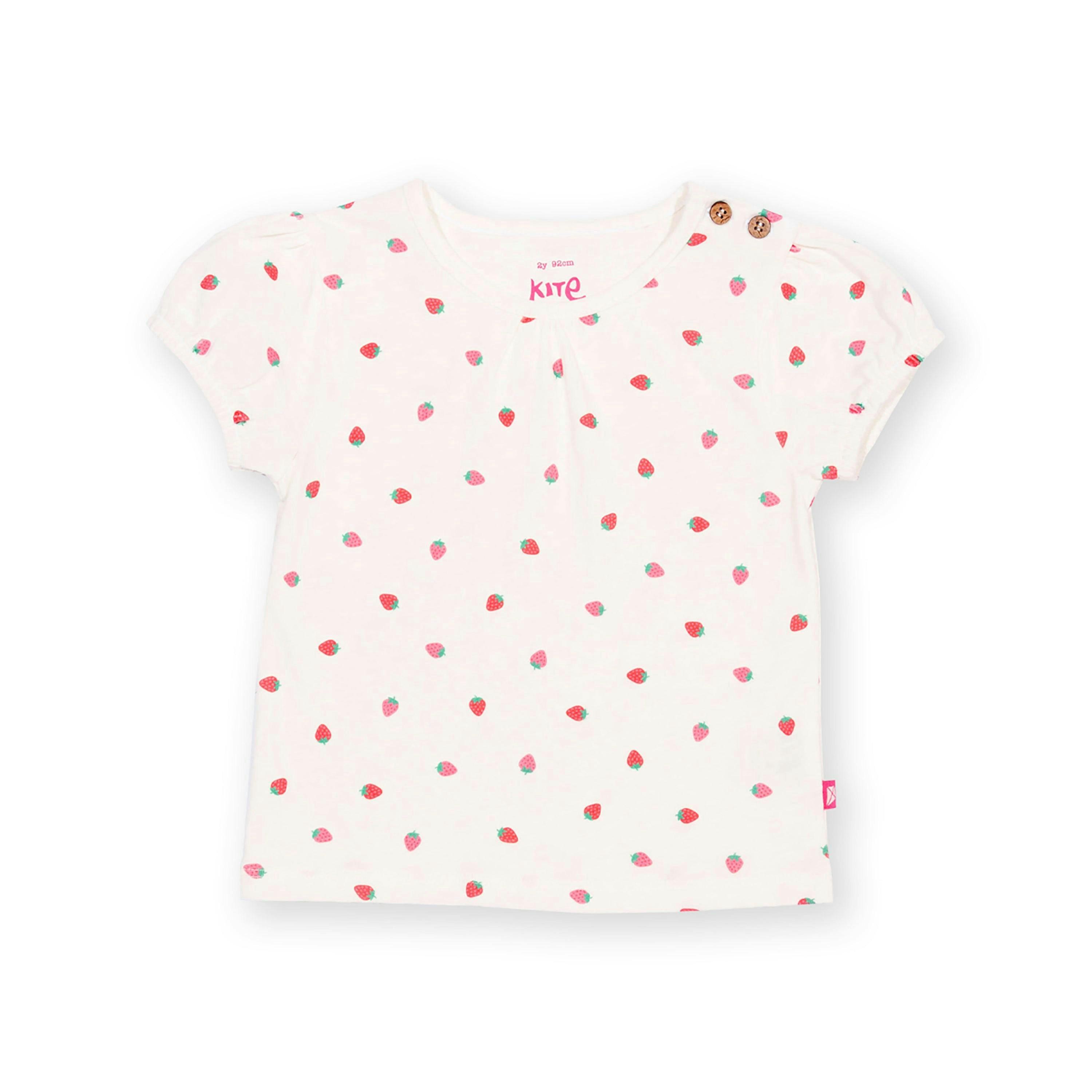 Kids Berry Dot Organic T-Shirt , view 1 of 3