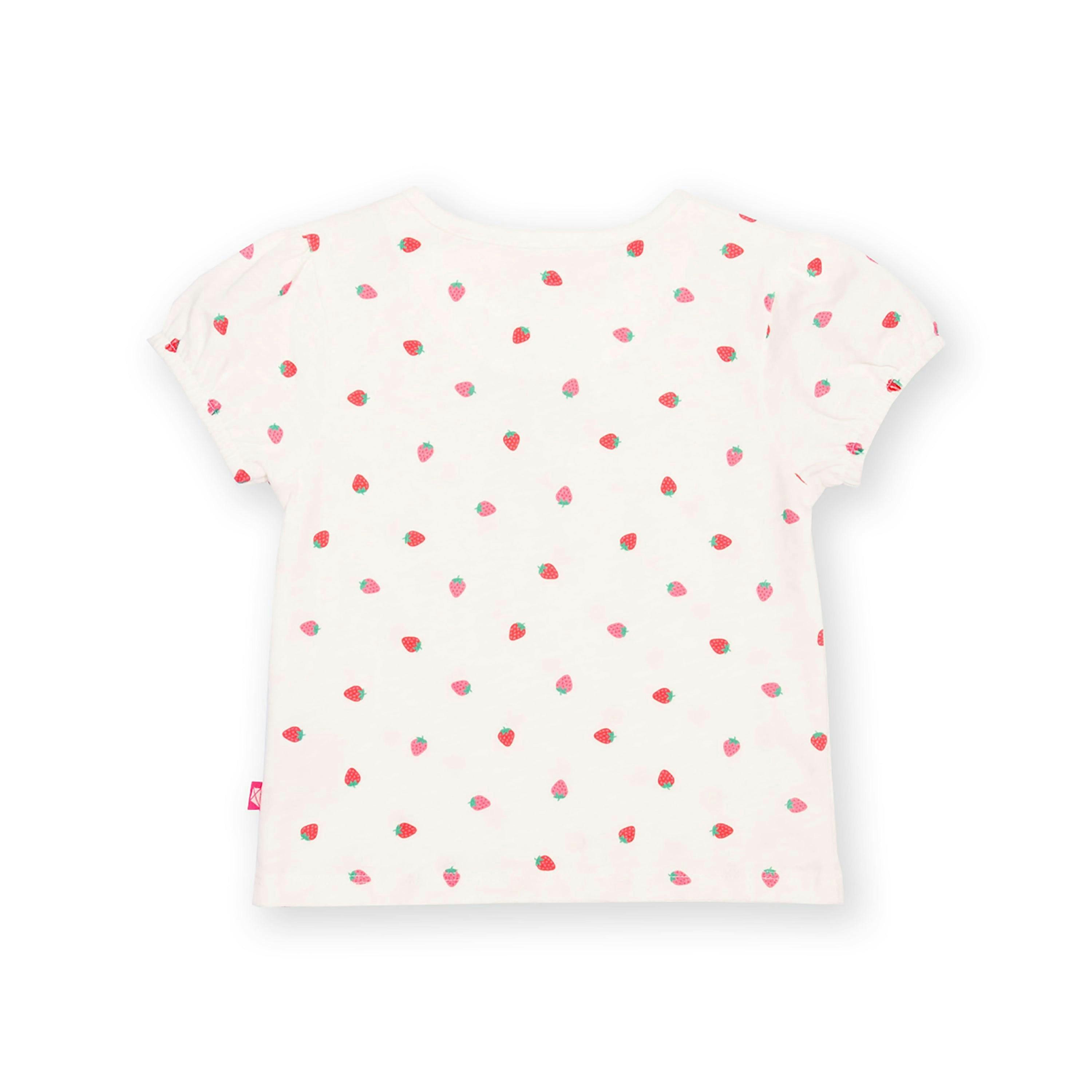 Kids Organic Berry Dot T-Shirt , view 4 of 4