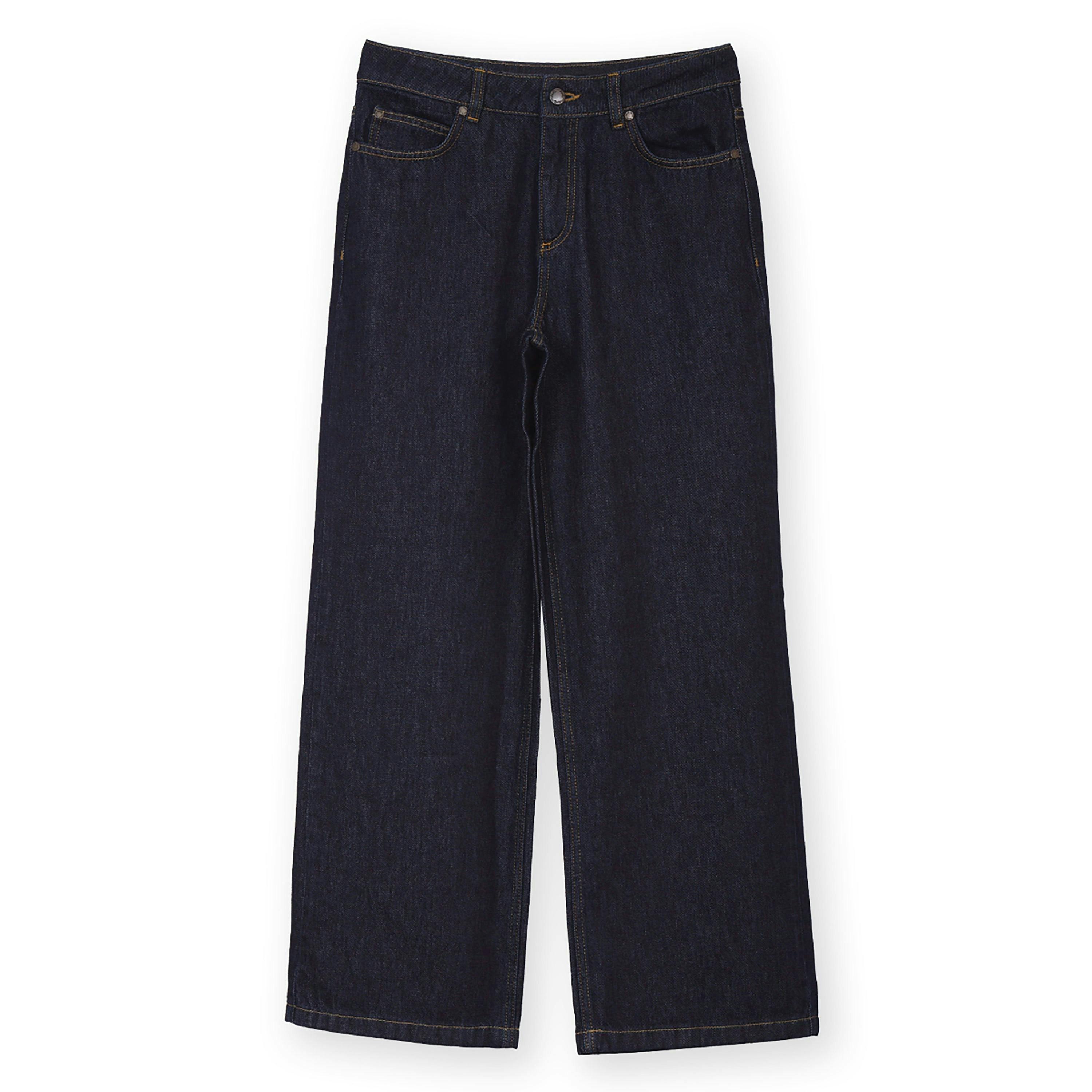 Wareham Organic Wide Leg Denim Jeans , view 2 of 3
