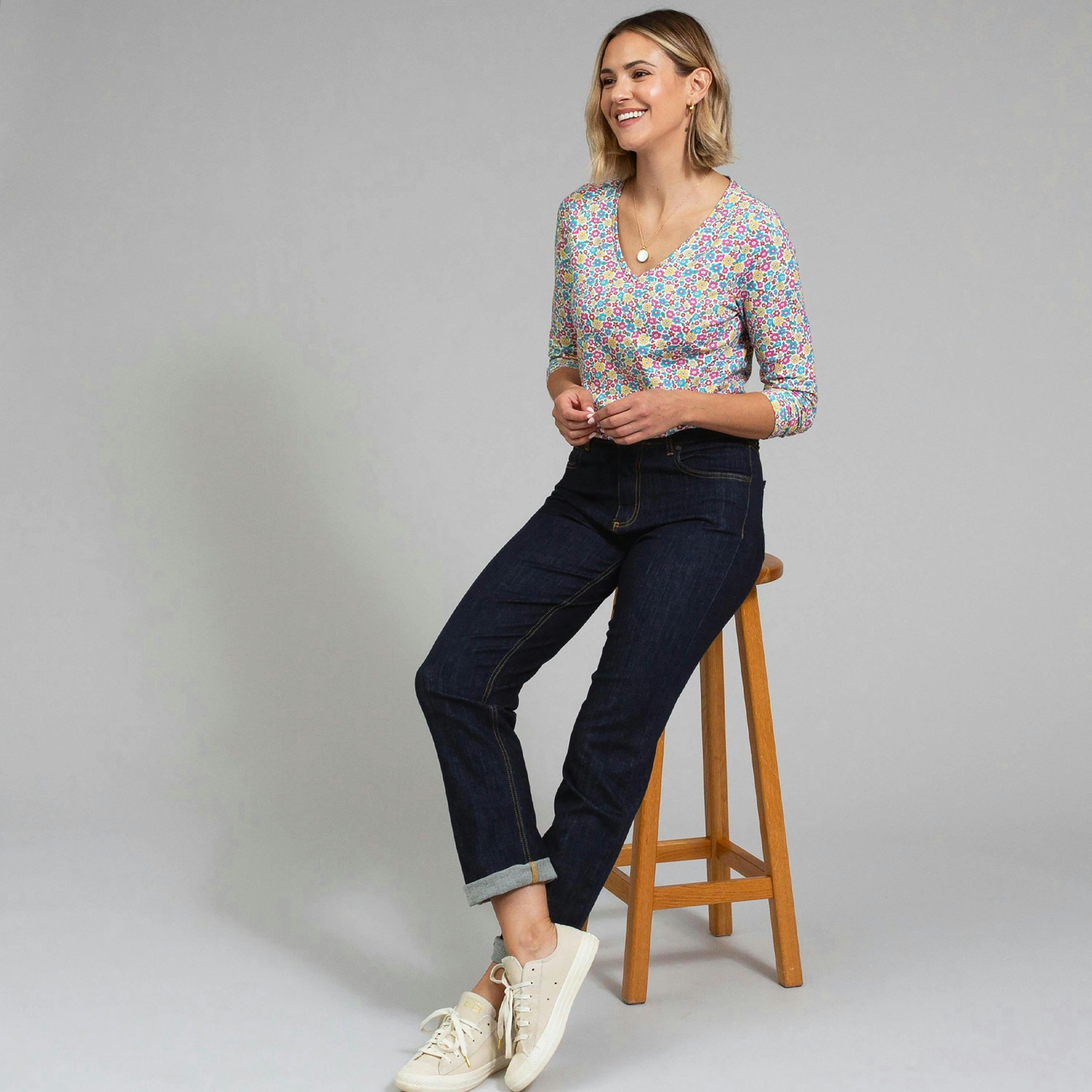 Sturminster Organic Straight Leg Stretch Denim Jeans , view 1 of 3