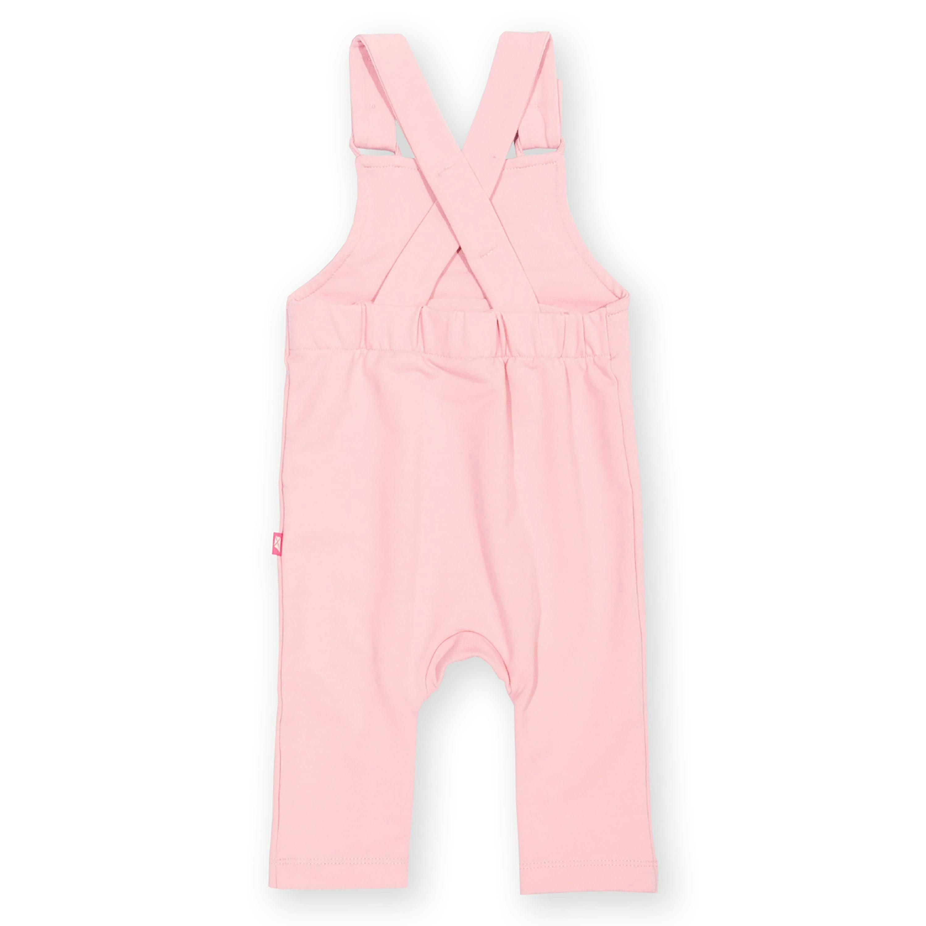 Baby Organic Berry Dot Dungarees , view 3 of 3