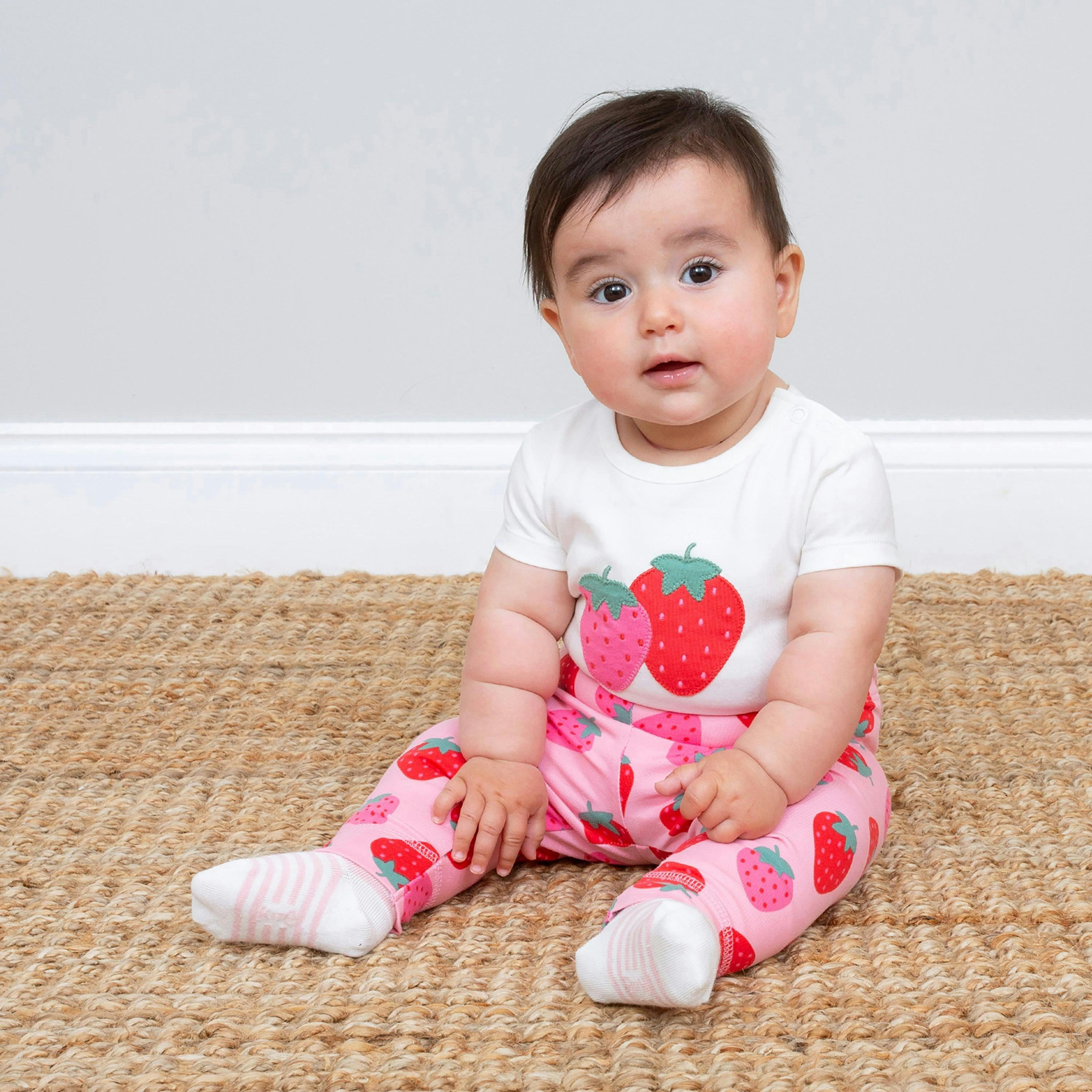 Baby Organic Berry Dot Socks , view 3 of 4