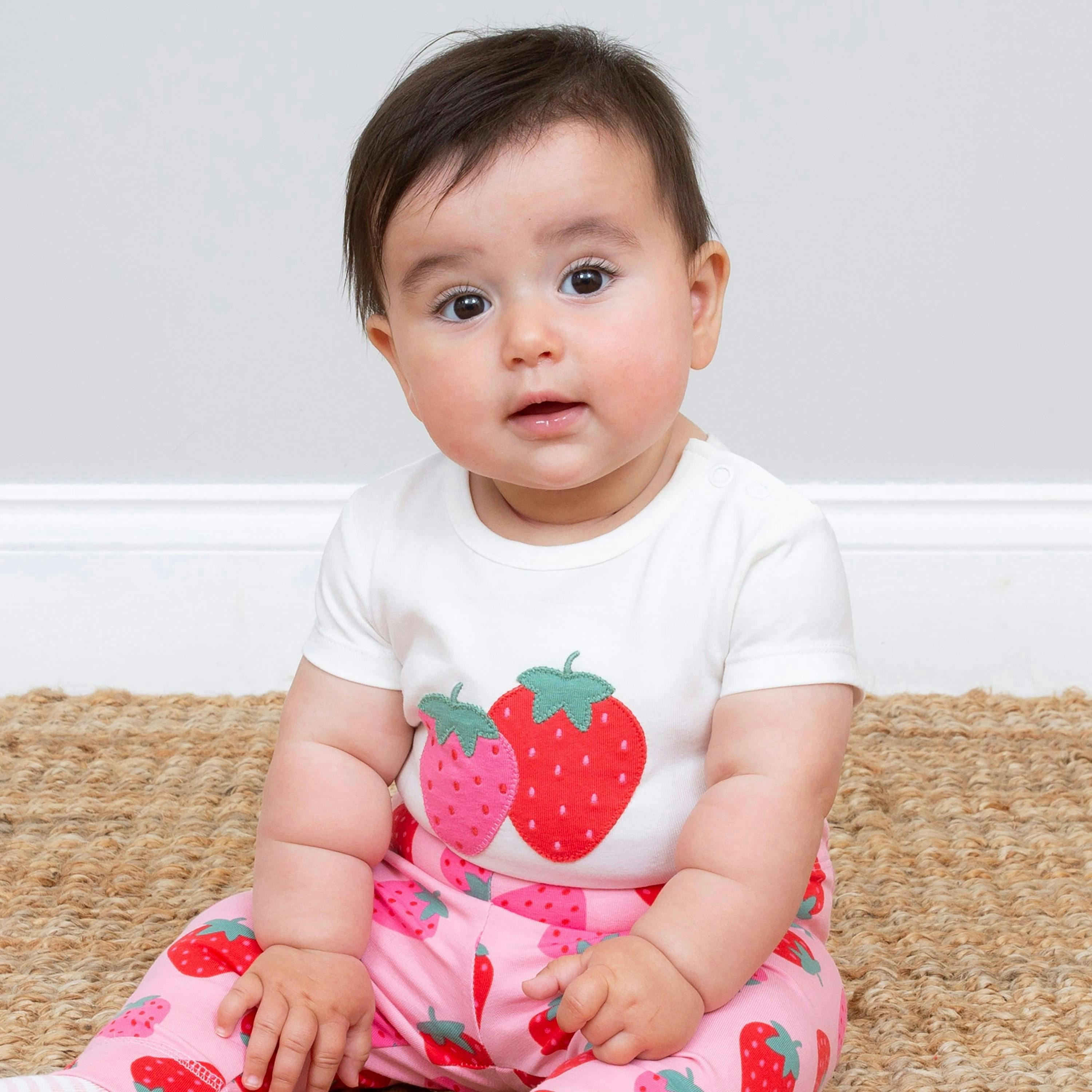 Baby Organic Berry Brave Bodysuit , view 2 of 4