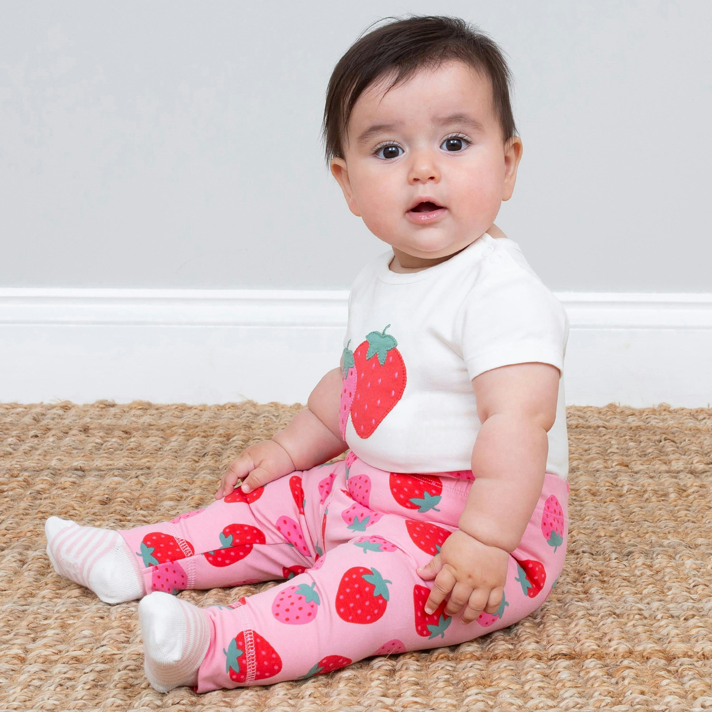 Baby Organic Berry Brave Leggings , view 2 of 4