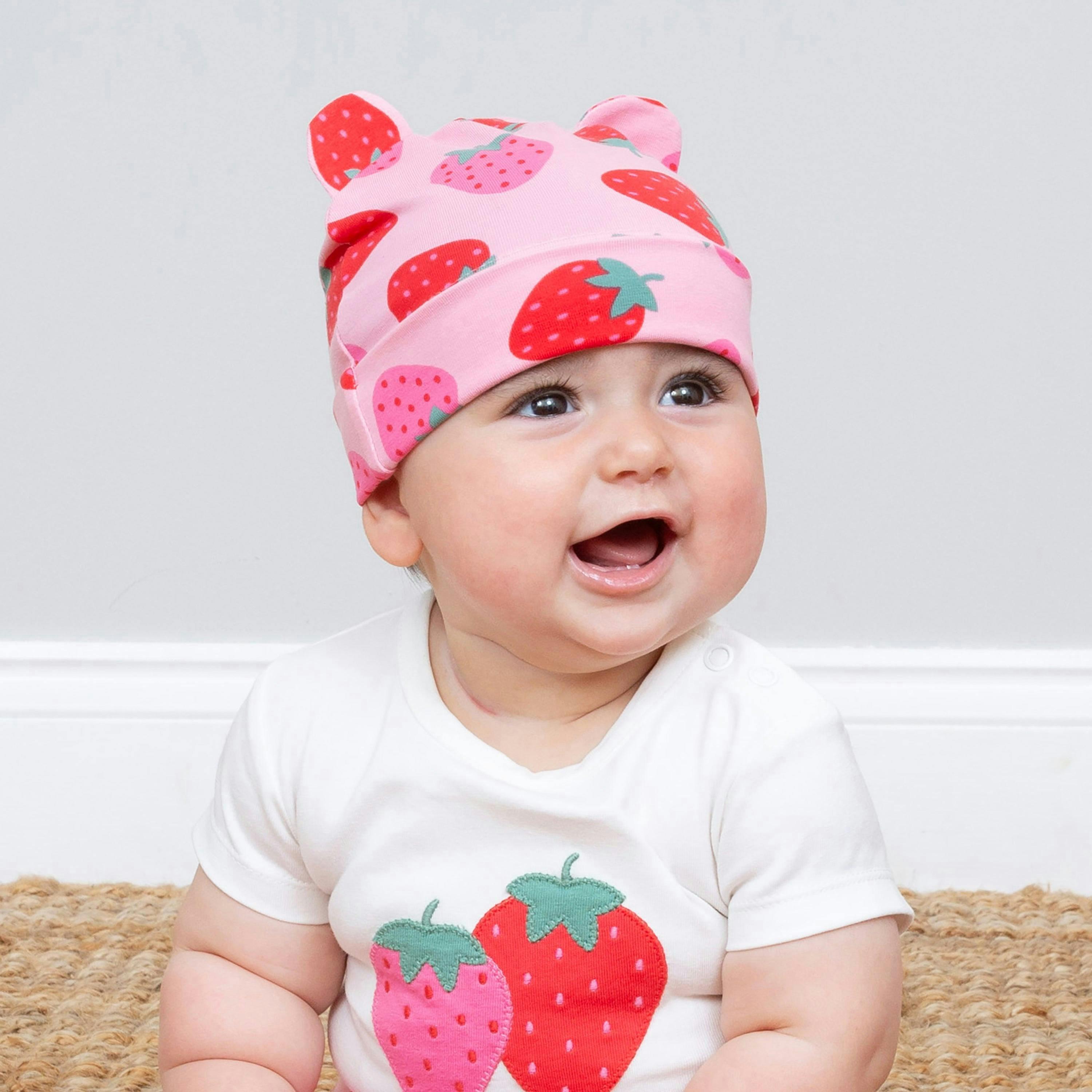 Baby Organic Berry Brave Hat , view 2 of 2