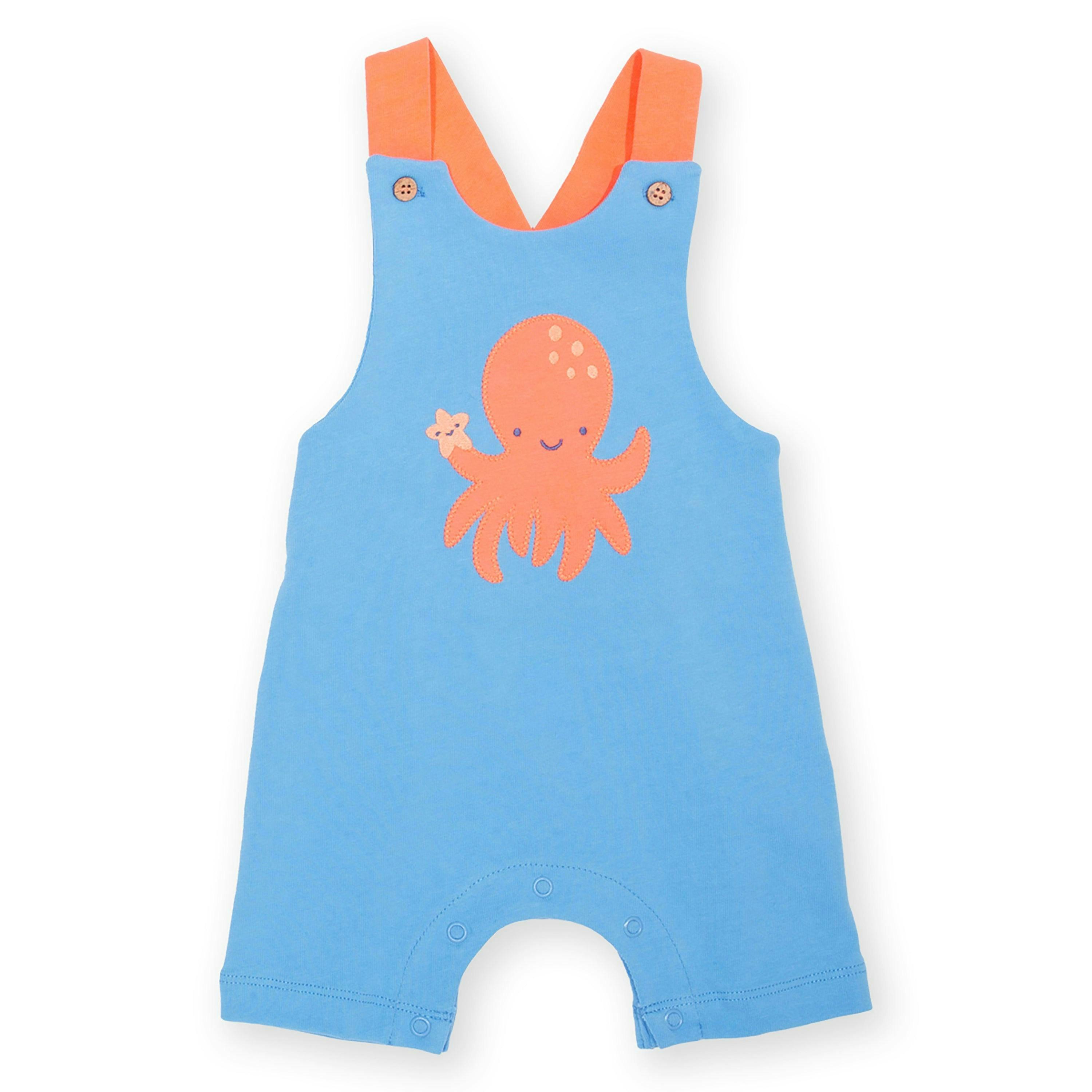 Baby Under The Sea Organic Dungarees , view 1 of 3