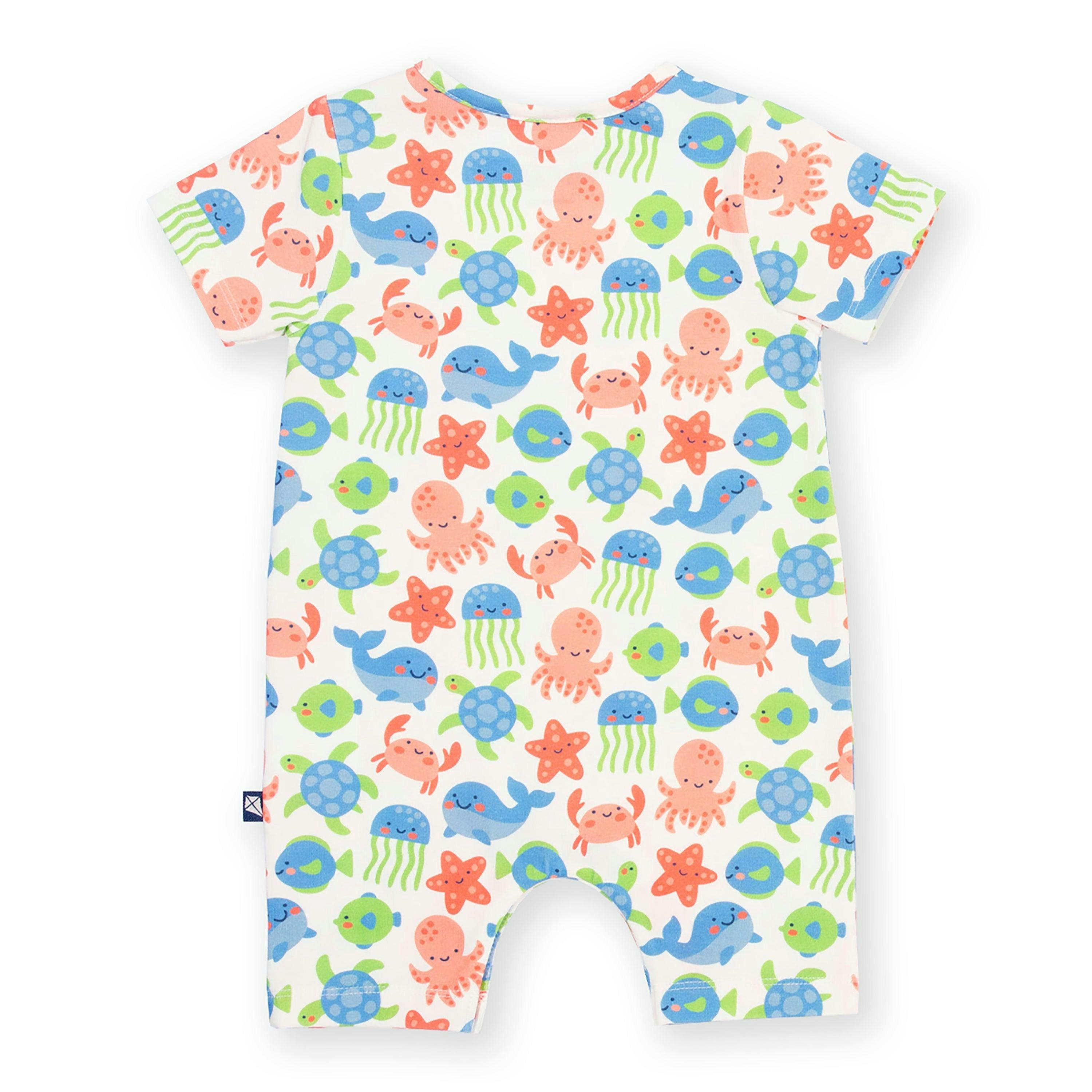 Baby Organic Under The Sea Romper , view 3 of 3