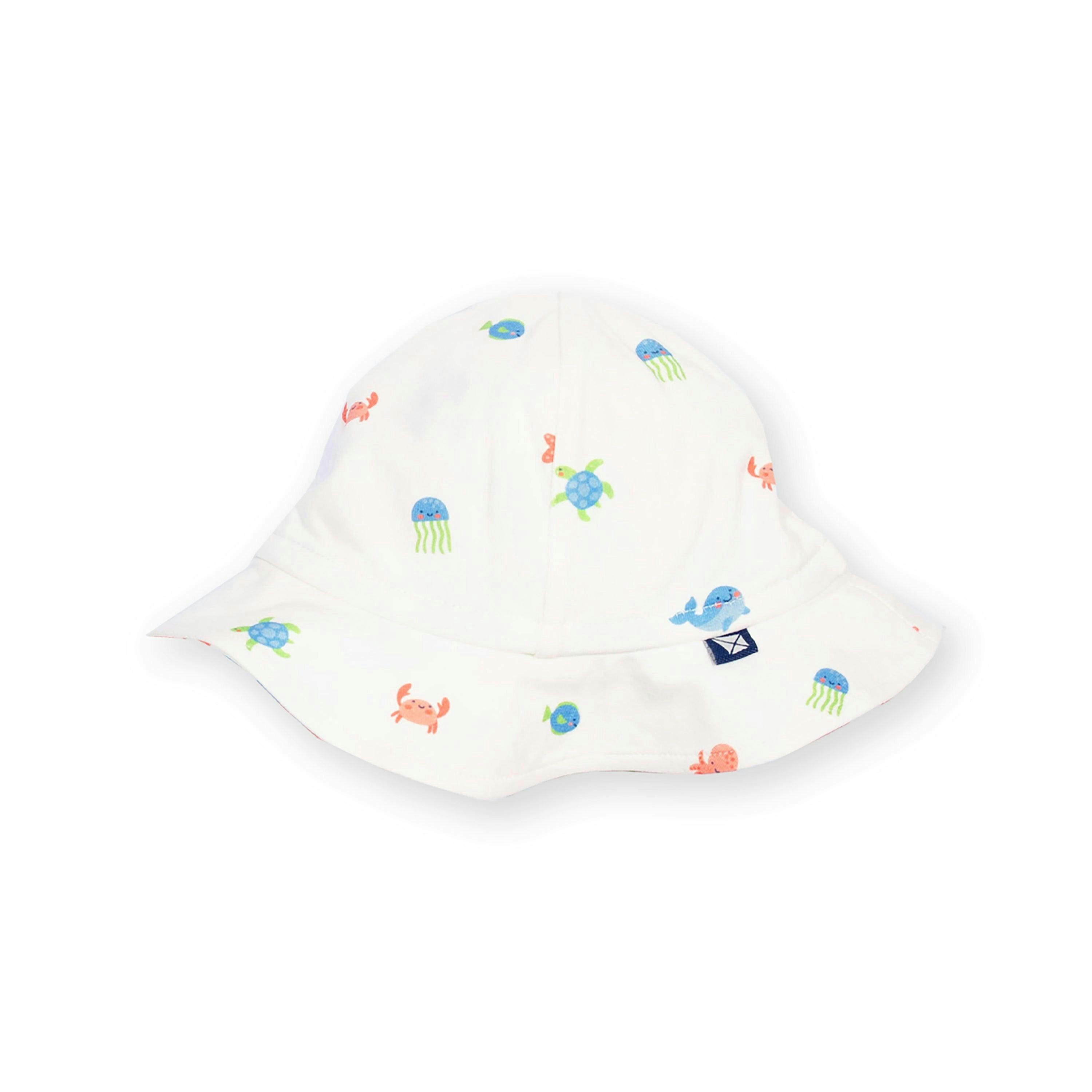 Baby Under The Sea Organic Sun Hat , view 1 of 3