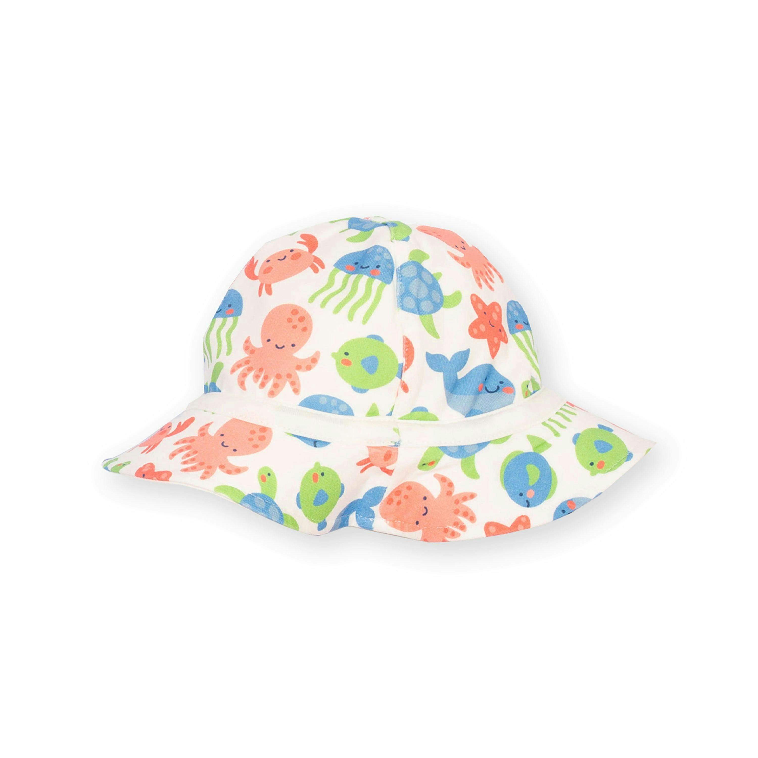 Baby Organic Under The Sea Sun Hat , view 4 of 4