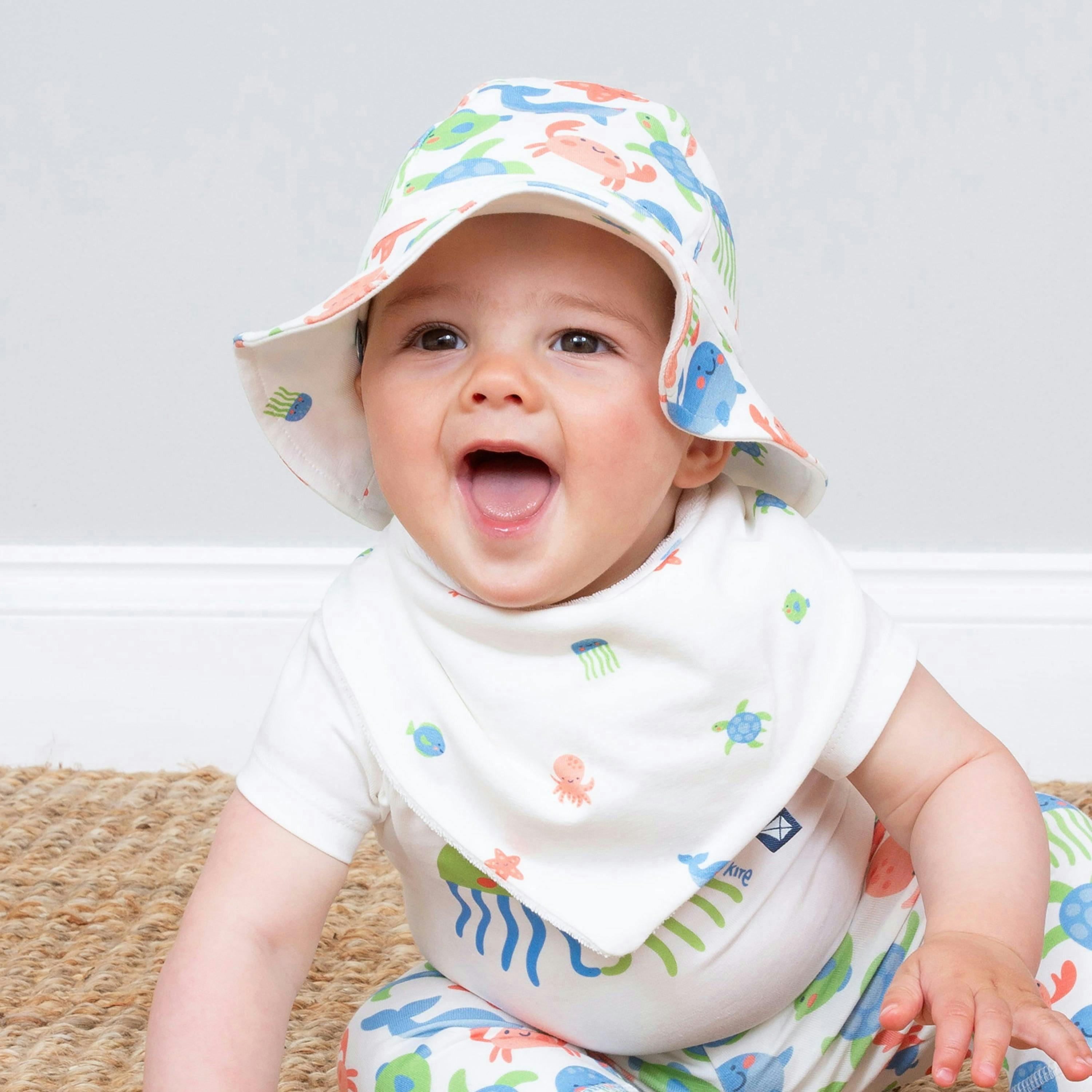Baby Organic Under The Sea Bib , view 2 of 2