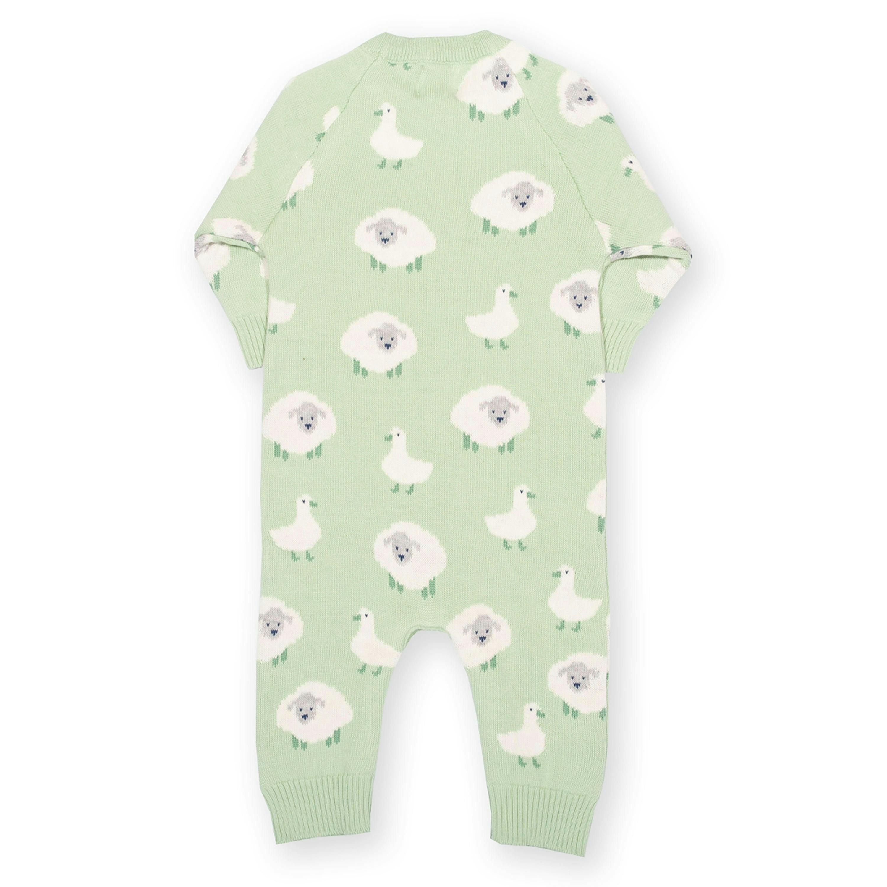 Baby Organic Baa Baa Quack Knit Romper , view 3 of 3