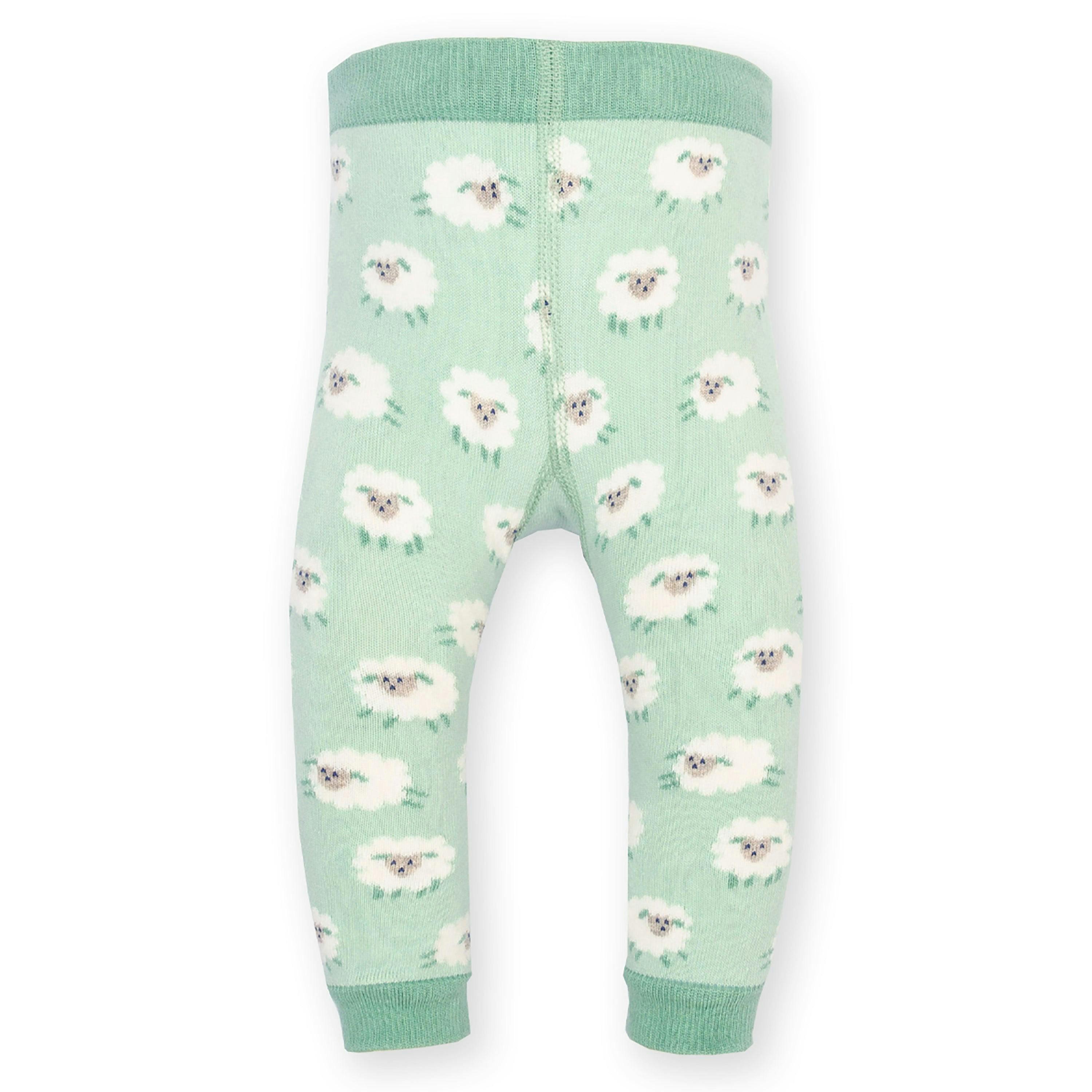 Baby Organic Baa Baa Knit Leggings , view 4 of 4