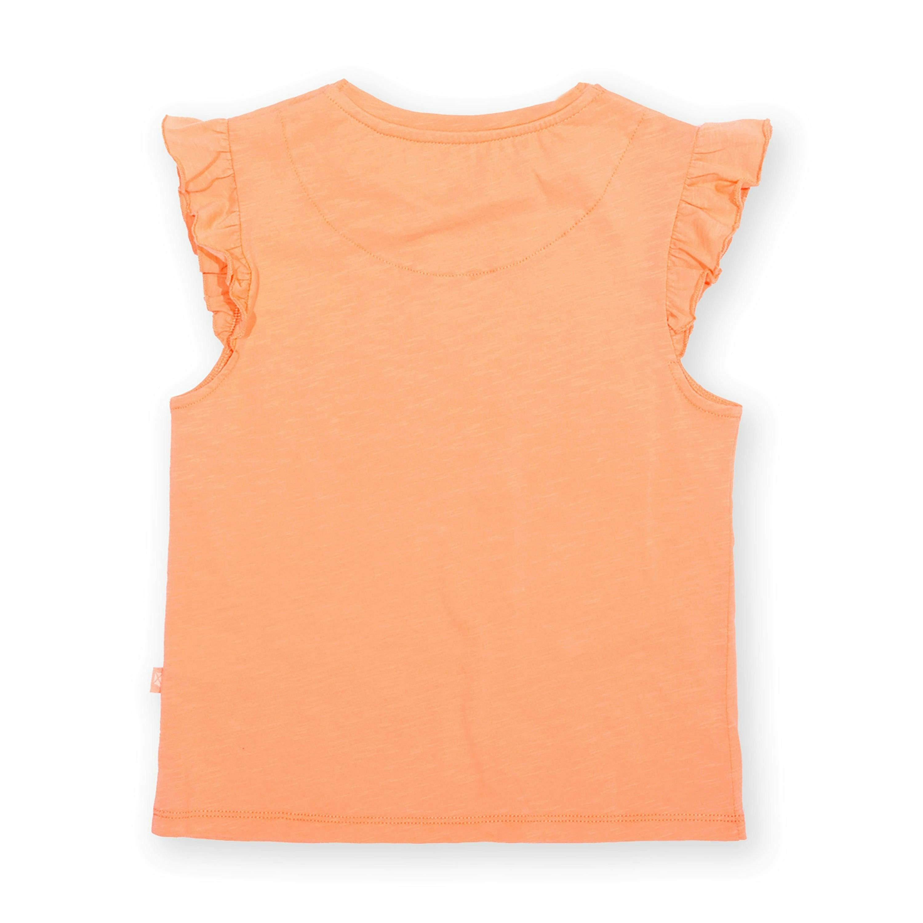 Kids Organic Frill T-Shirt , view 5 of 5