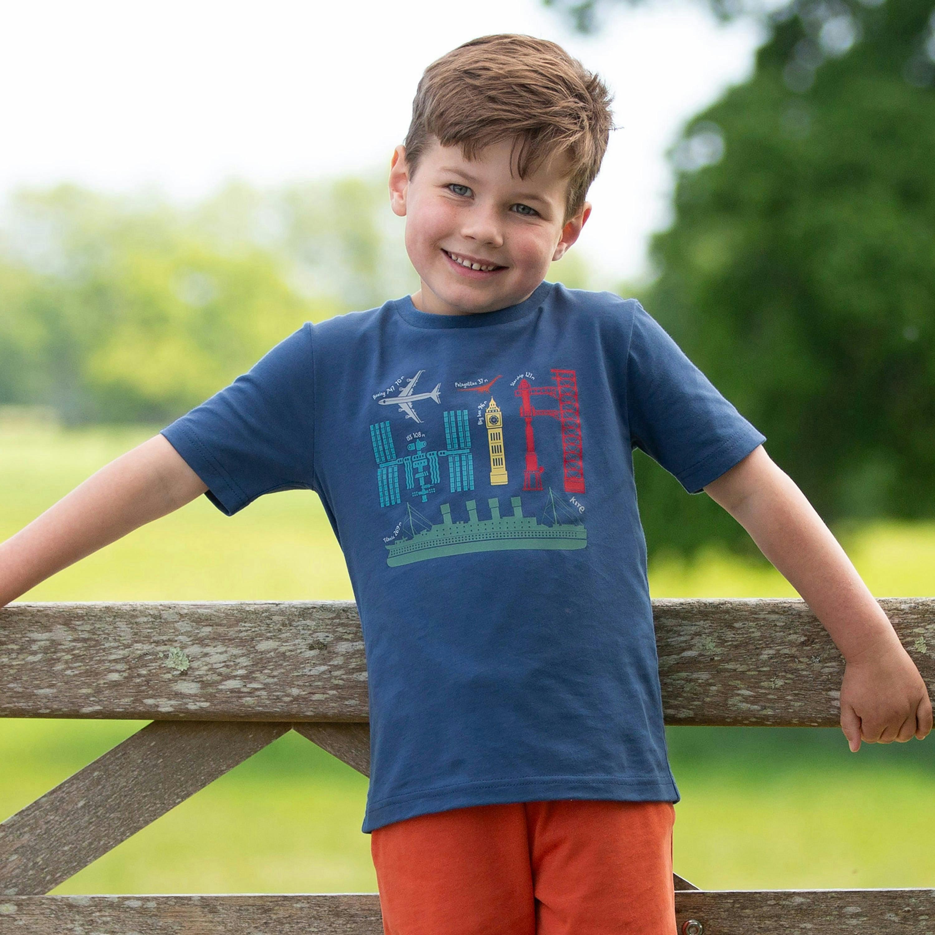 Kids Organic Big Things T-Shirt , view 2 of 4